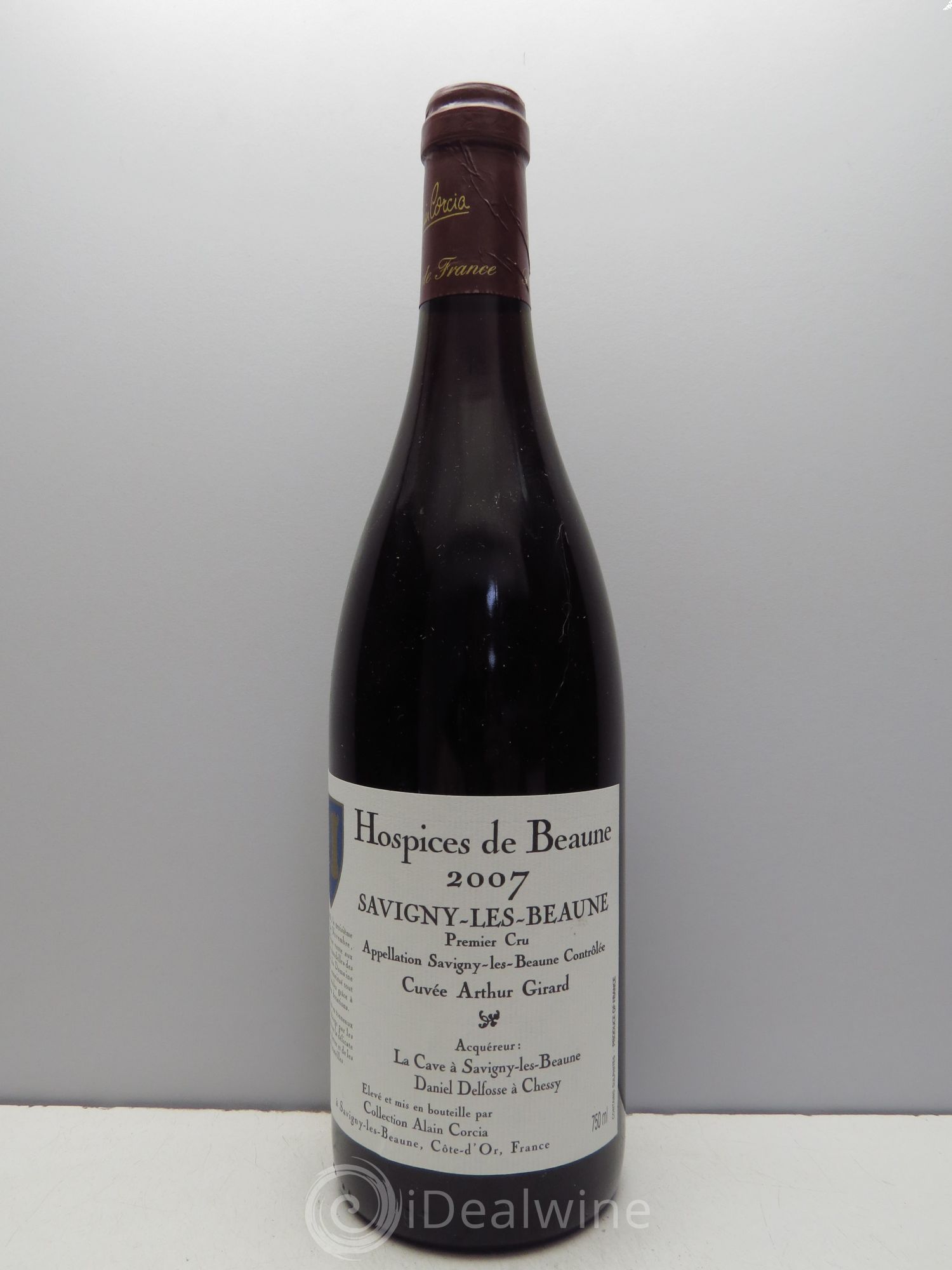 Savigny-lès-Beaune 1er Cru Hospices de Beaune Cuvée Arthur Girard 2007 - Lot de 6 bouteilles - 0