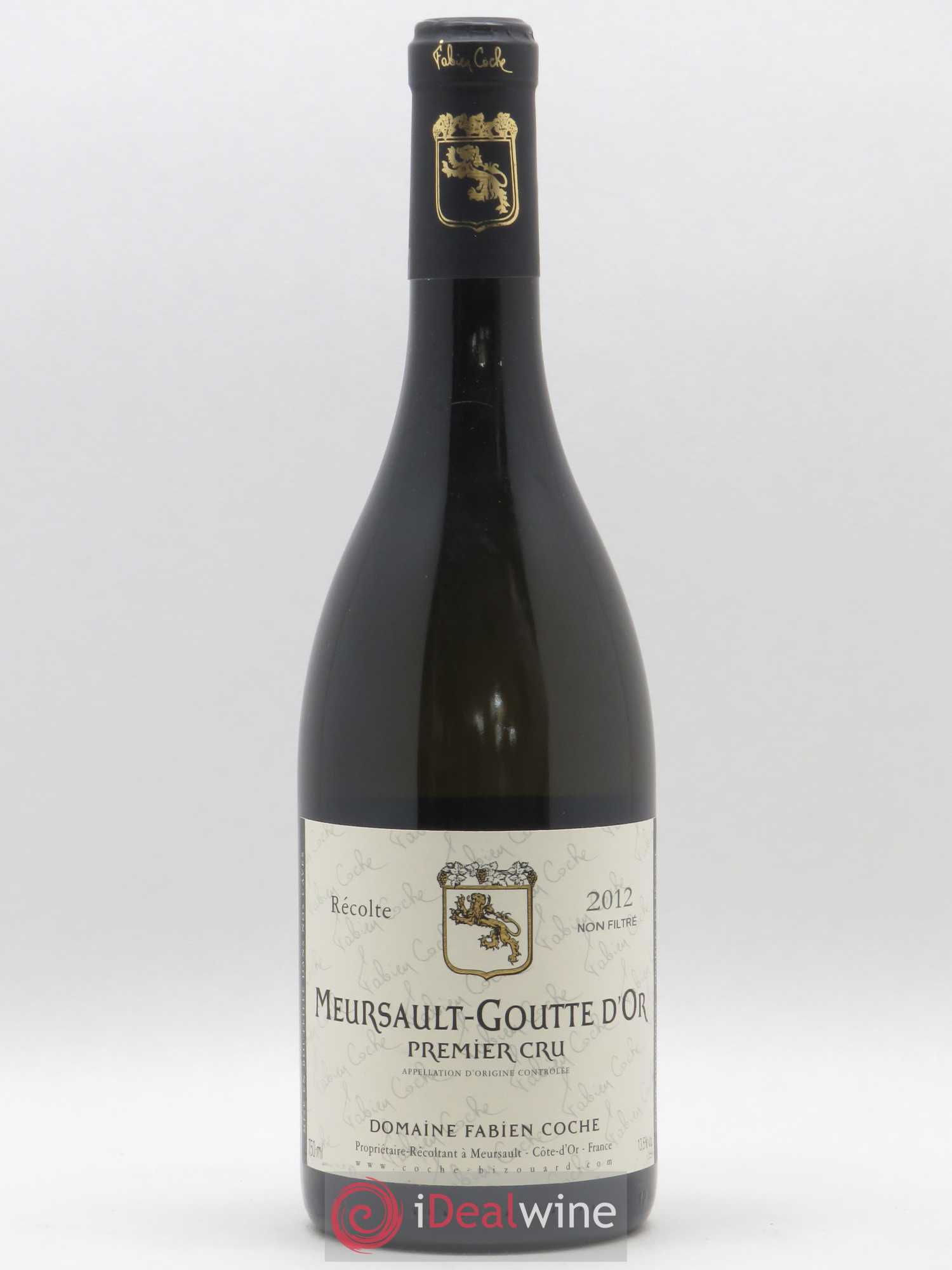 Meursault 1er Cru Goutte d'Or Fabien Coche 2012 - Lot de 1 bouteille - 0
