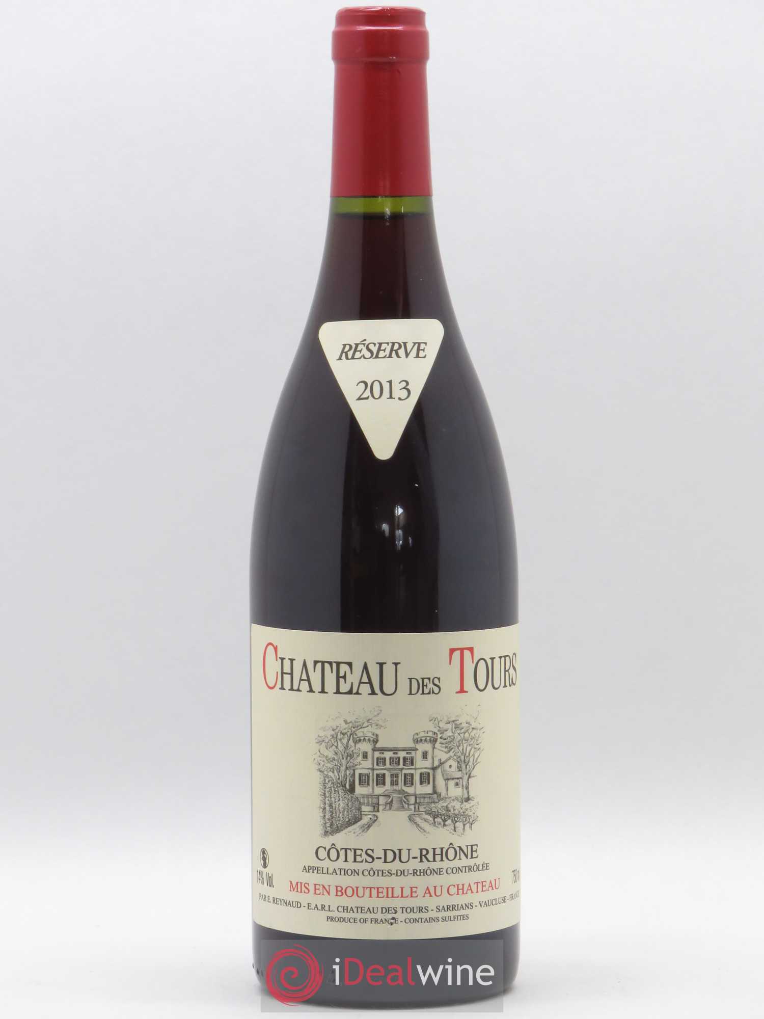 Côtes-du-Rhône Château des Tours Emmanuel Reynaud 2013 - Lot de 1 bouteille - 0