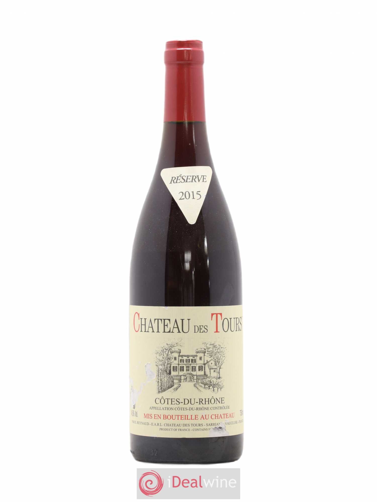 Côtes-du-Rhône Château des Tours Emmanuel Reynaud 2015 - Lot de 1 bouteille - 0