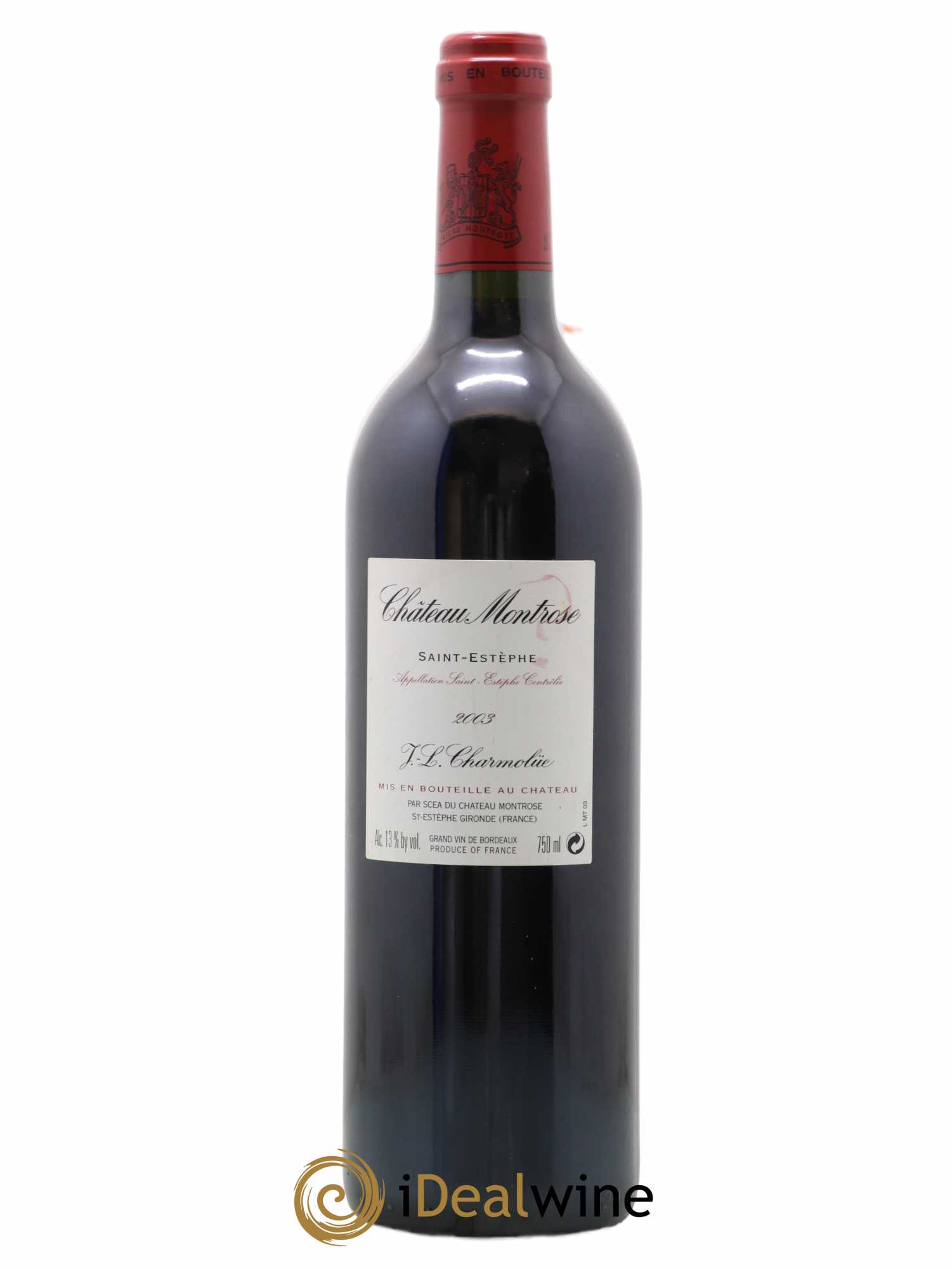 Château Montrose 2ème Grand Cru Classé 2003 - Lot de 1 bouteille - 1