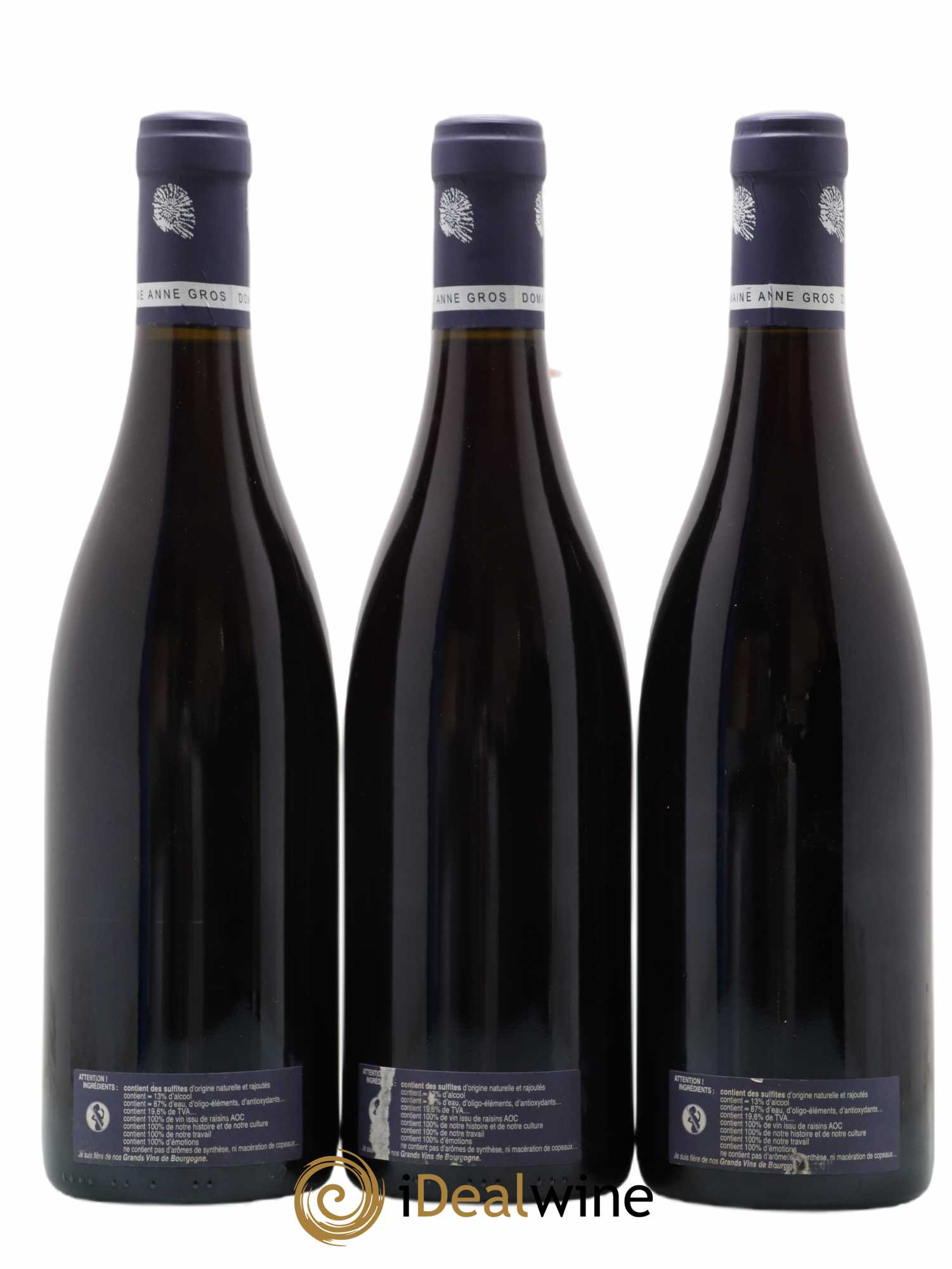 Echezeaux Grand Cru Les Loachausses Anne Gros 2007 - Lot de 3 bouteilles - 1