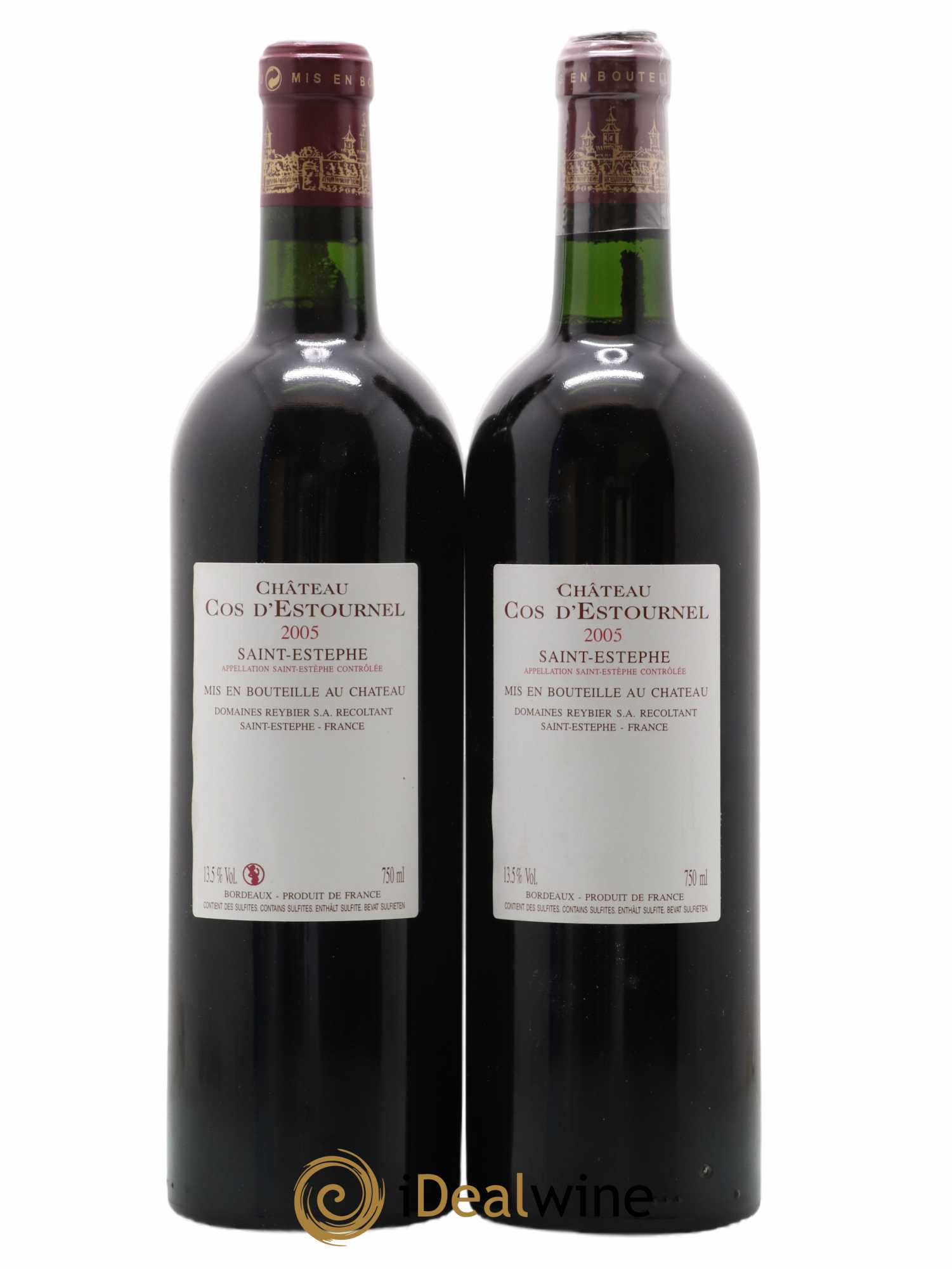 Cos d'Estournel 2ème Grand Cru Classé 2005 - Lot de 2 bouteilles - 1