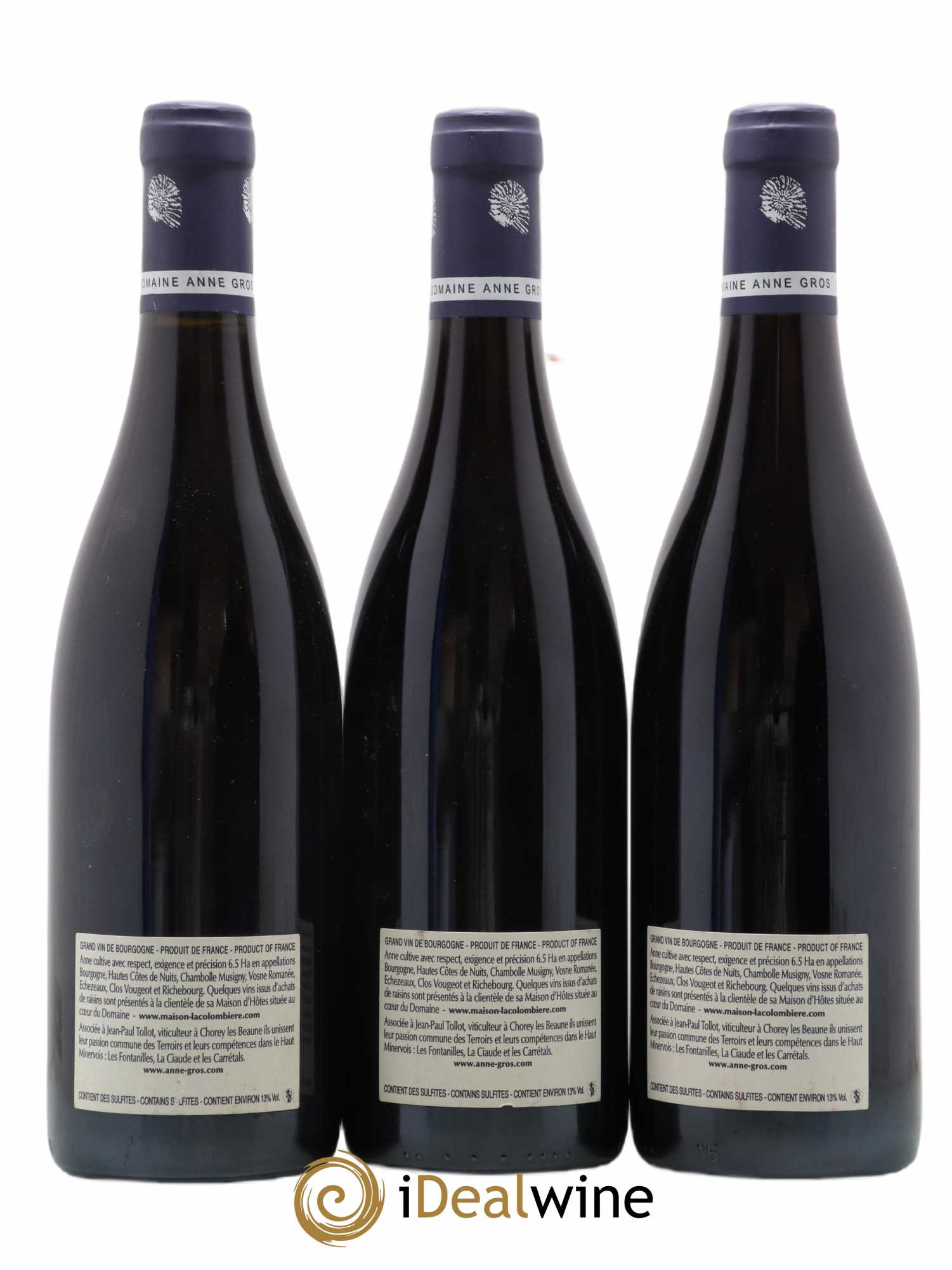 Echezeaux Grand Cru Les Loachausses Anne Gros 2009 - Lot de 3 bouteilles - 1