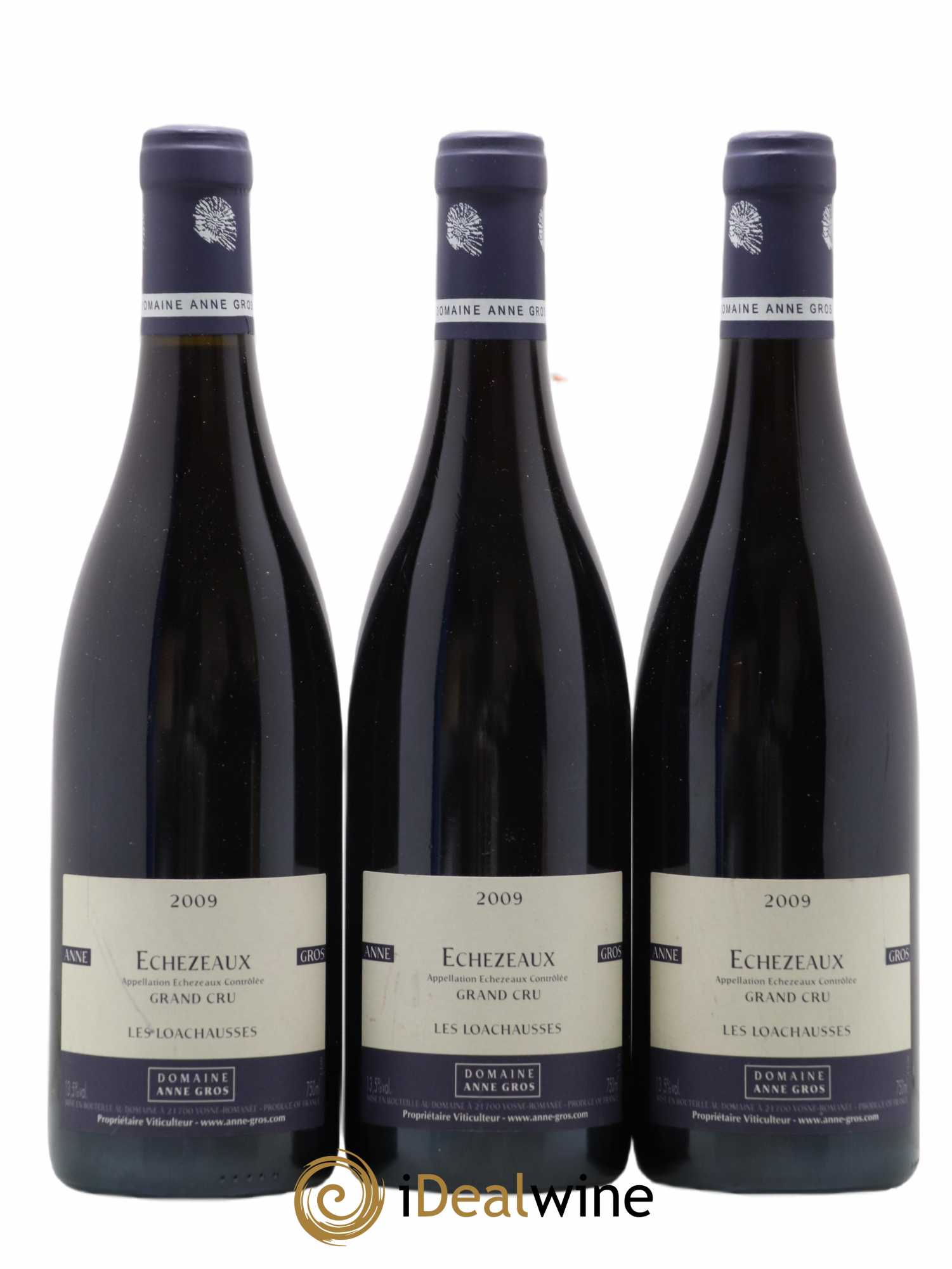Echezeaux Grand Cru Les Loachausses Anne Gros 2009 - Lot de 3 bouteilles - 0