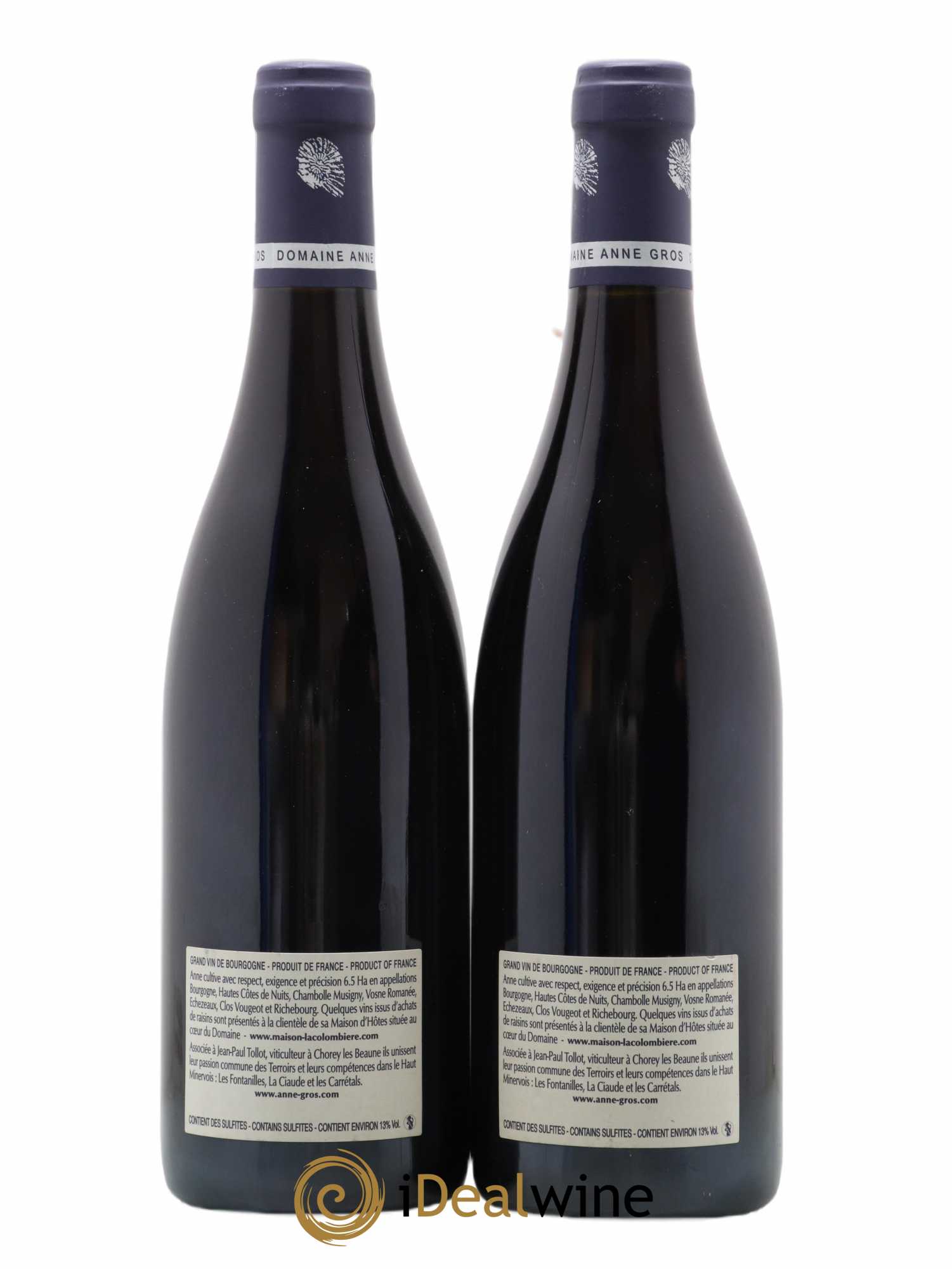 Echezeaux Grand Cru Les Loachausses Anne Gros 2009 - Lot de 2 bouteilles - 1