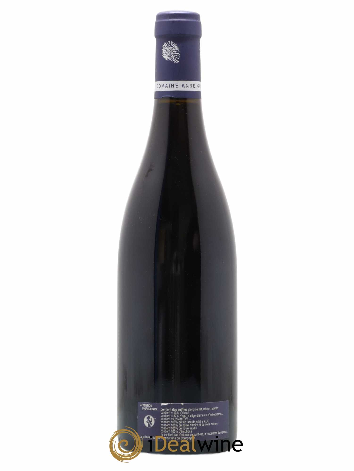 Clos de Vougeot Grand Cru Le Grand Maupertui Anne Gros 2007 - Lot de 1 bouteille - 1