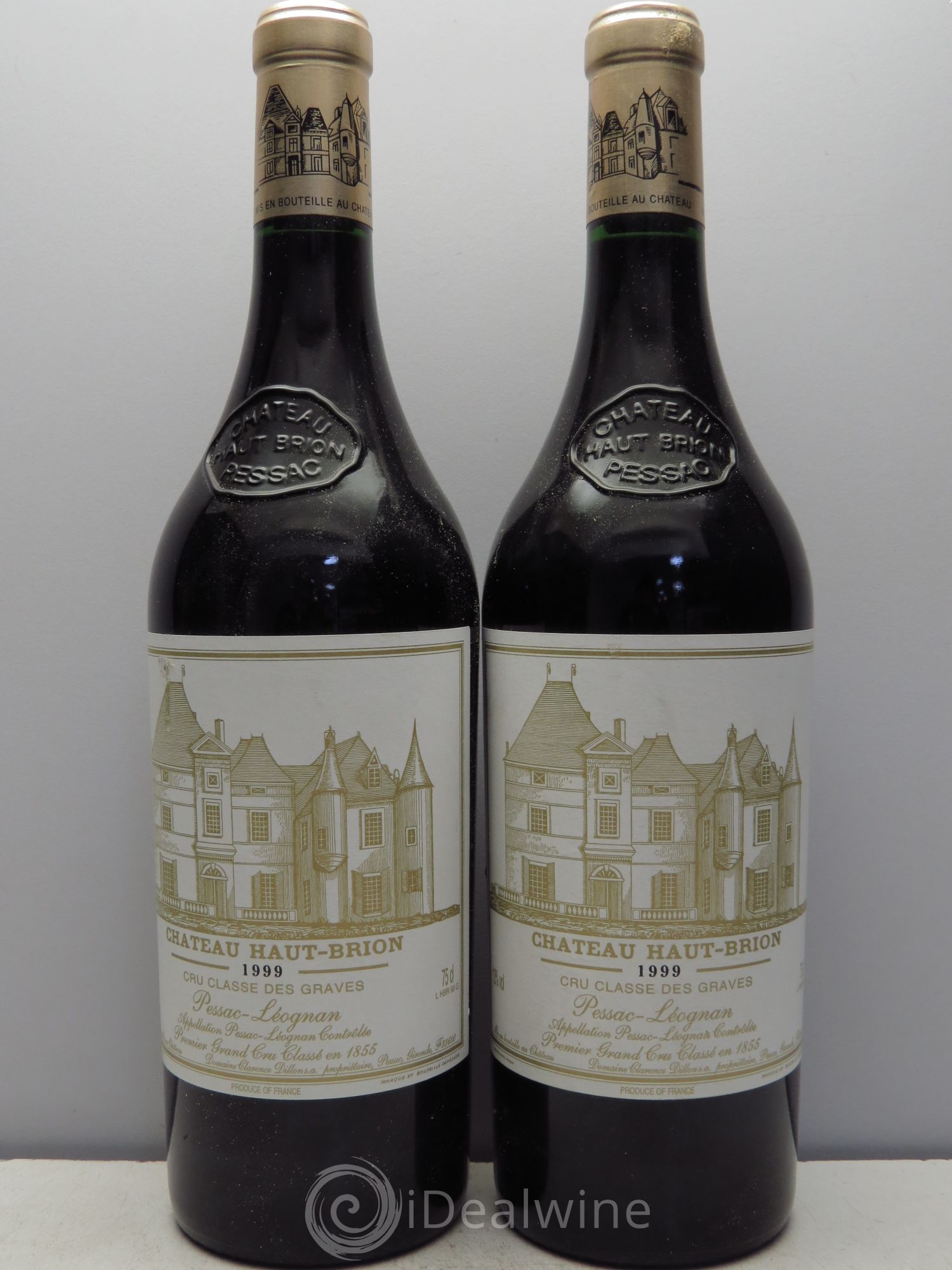 Château Haut Brion 1er Grand Cru Classé 1999 - Lot de 2 bouteilles - 0