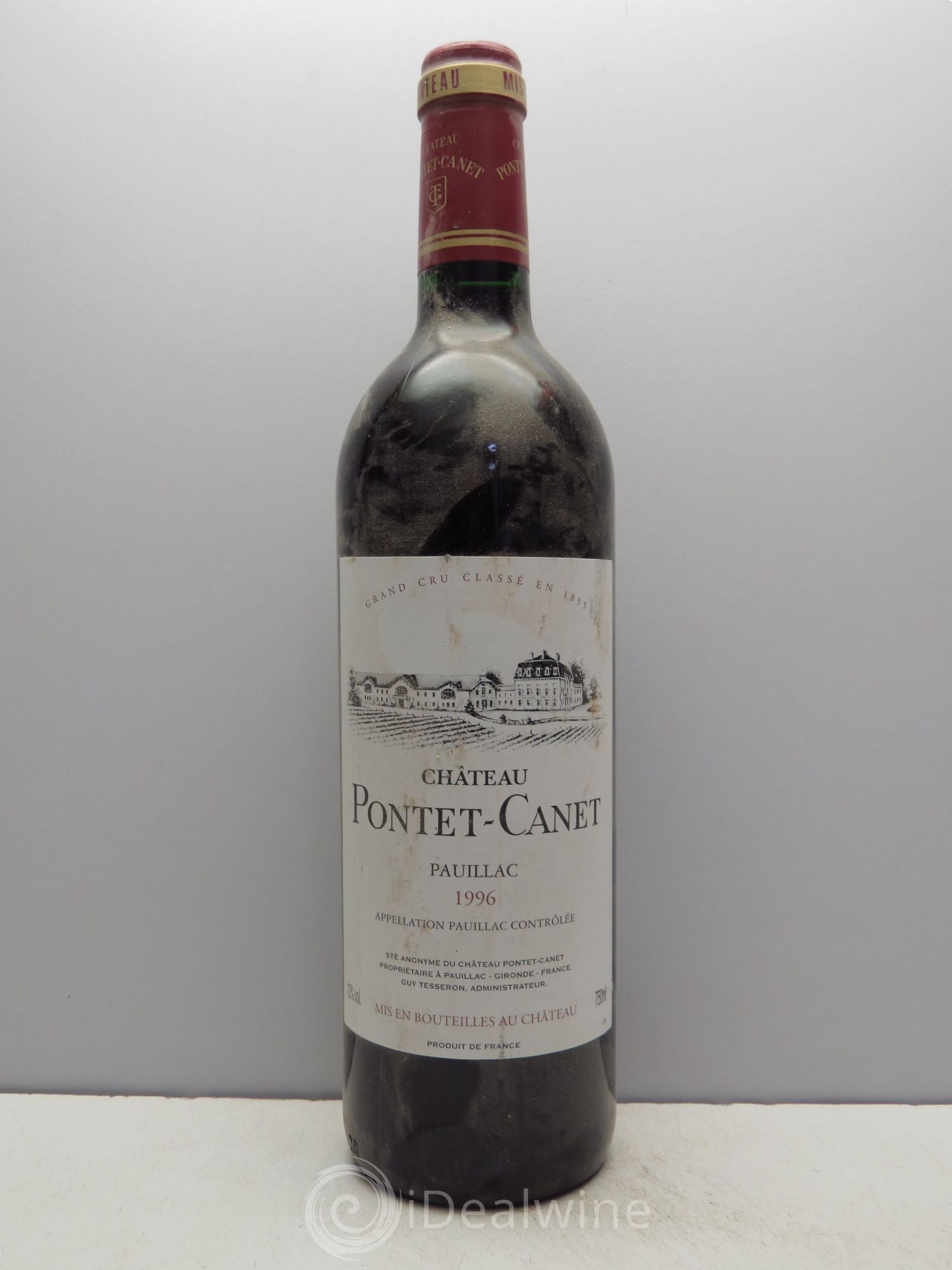 Château Pontet Canet 5ème Grand Cru Classé 1996 - Lot de 1 bouteille - 0