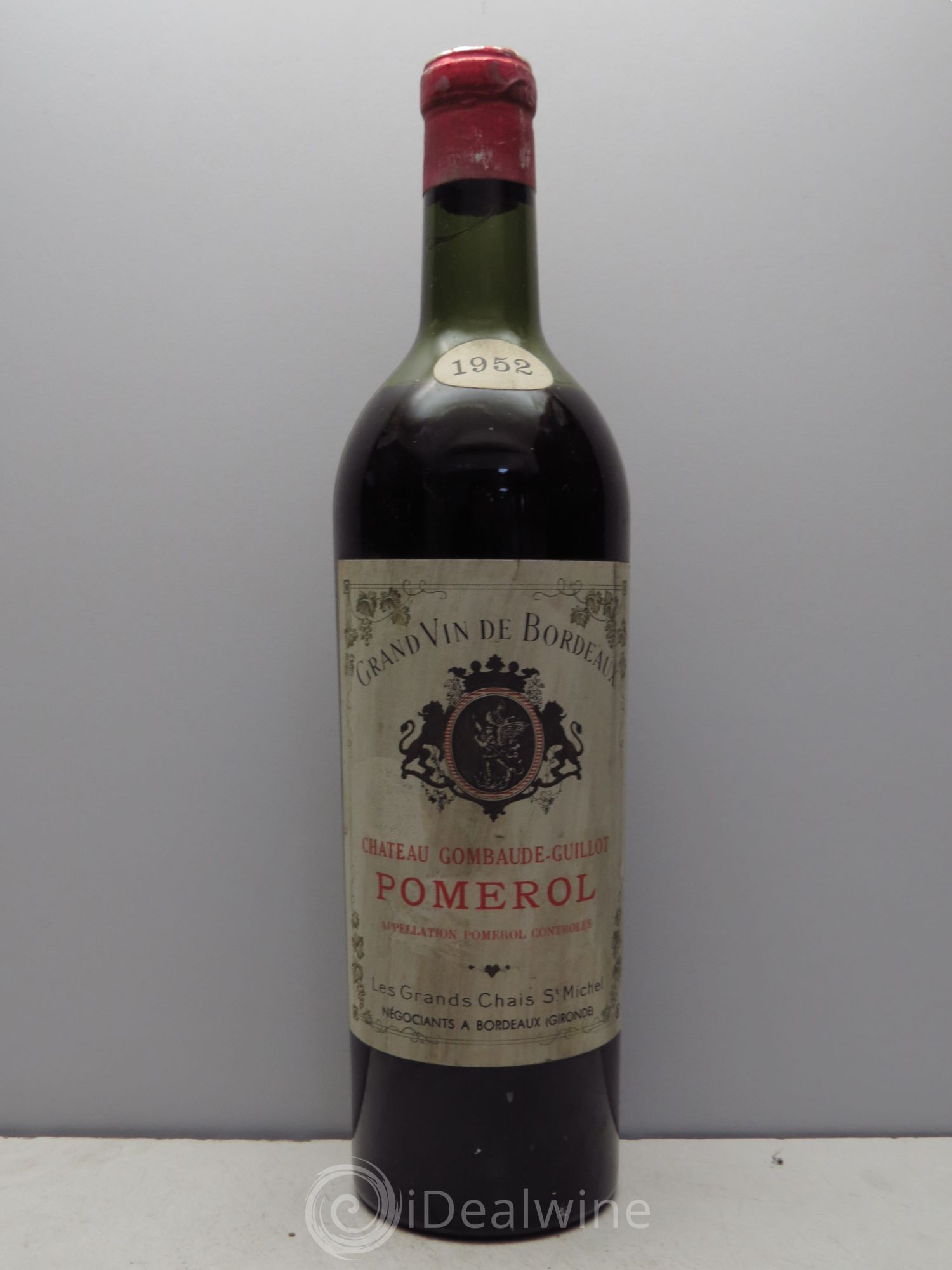 Château Gombaude Guillot 1952 - Lot de 1 bouteille - 0