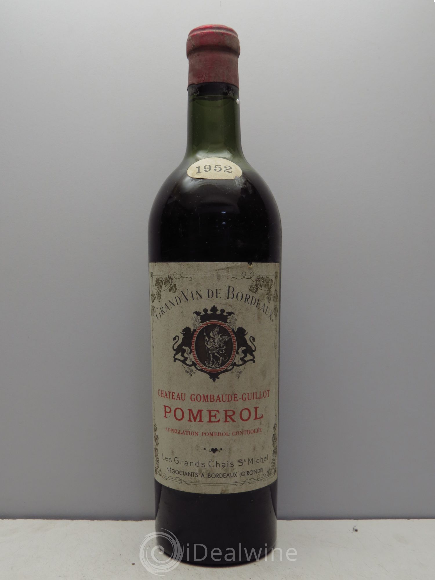 Château Gombaude Guillot 1952 - Lot de 1 bouteille - 0