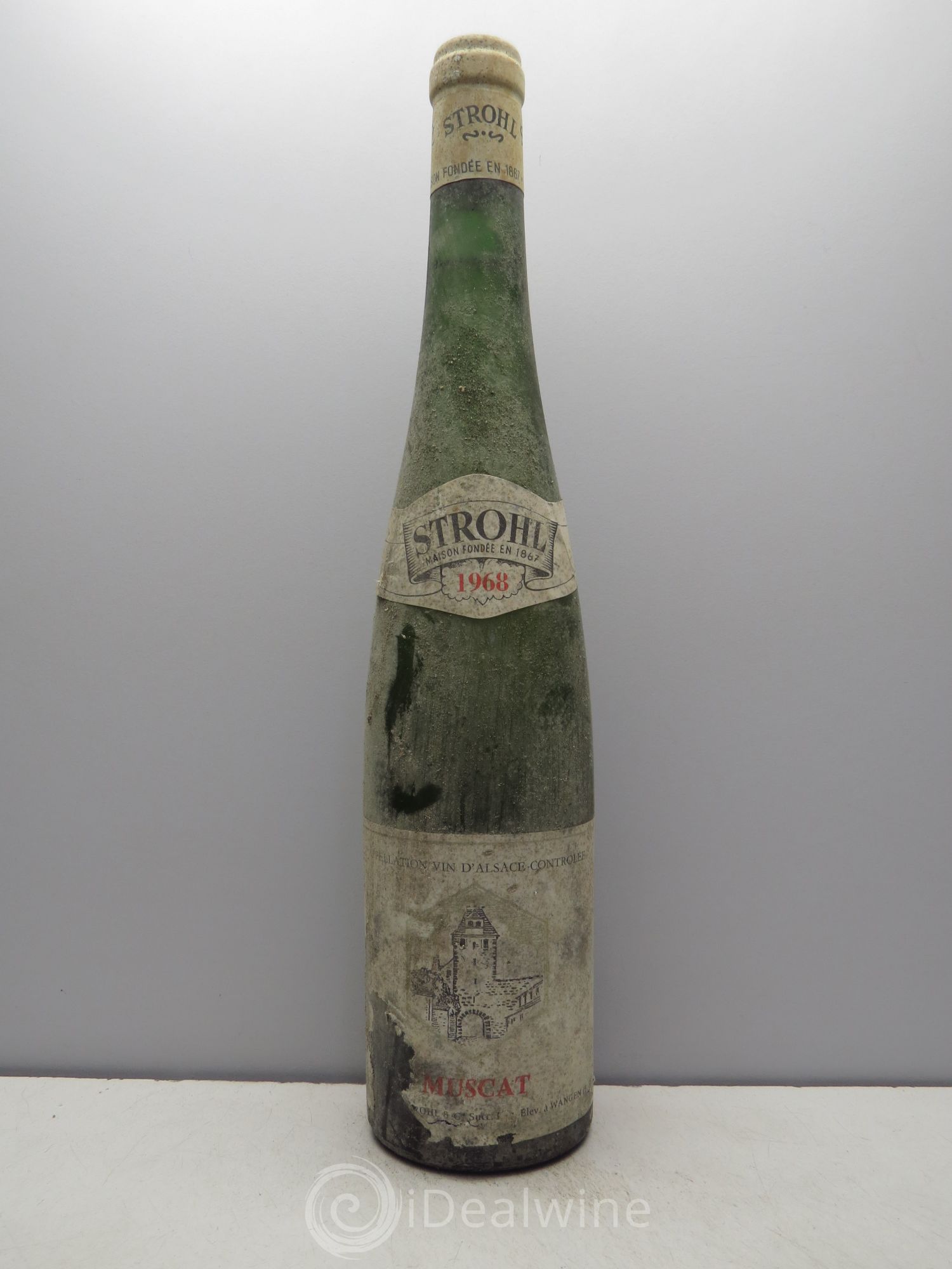 Alsace Muscat Strohl Wangen 1968 - Posten von 1 Flasche - 0