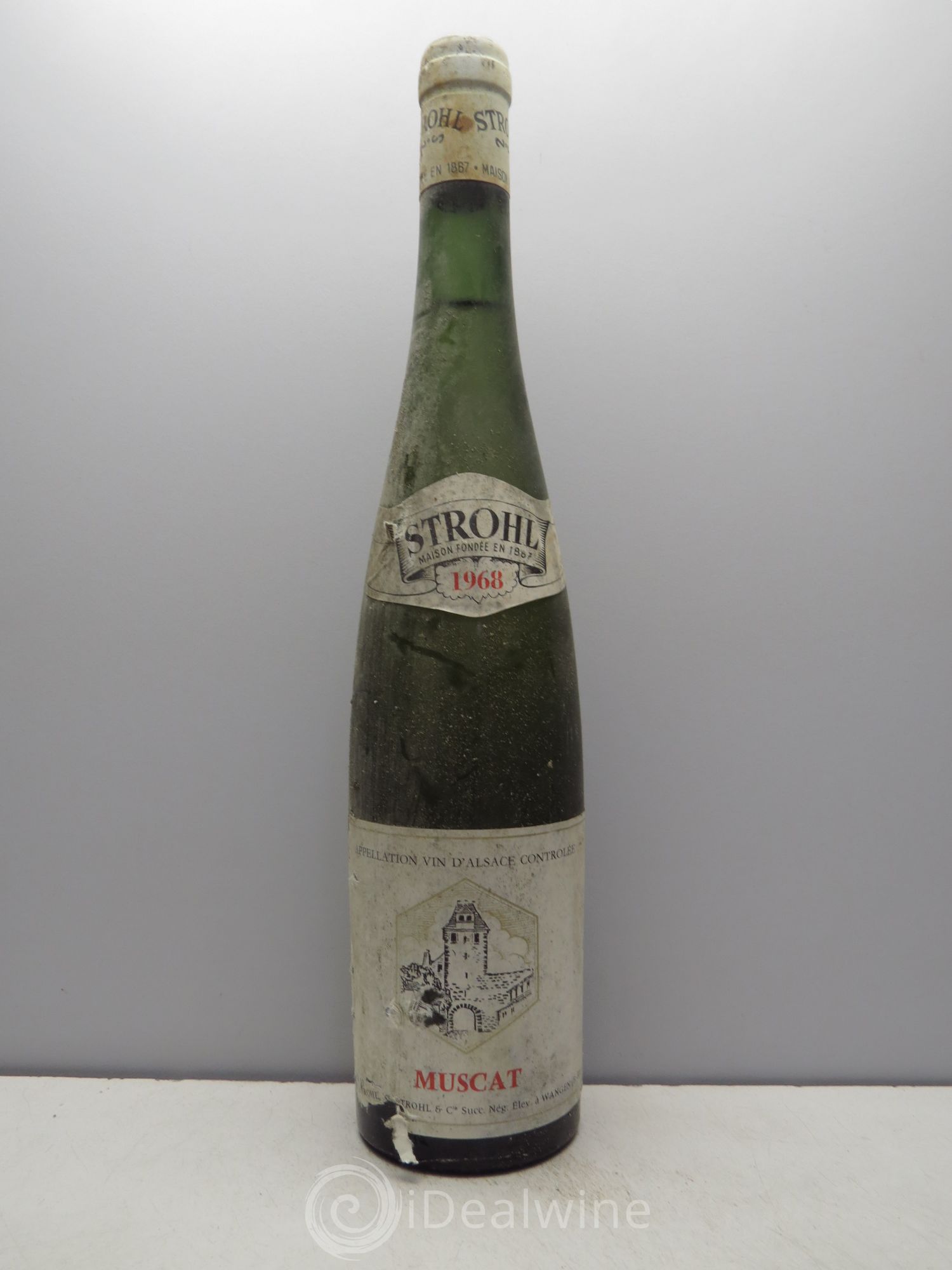Alsace Muscat Strohl Wangen 1968 - Posten von 1 Flasche - 0