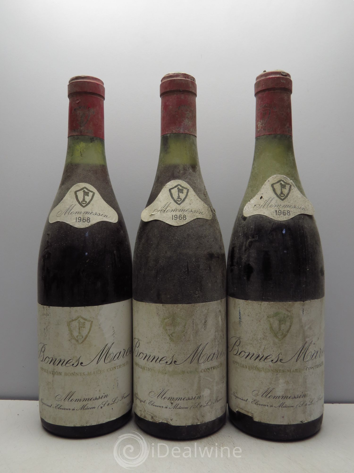 Bonnes-Mares Grand Cru 1968 - Lot de 3 bouteilles - 0