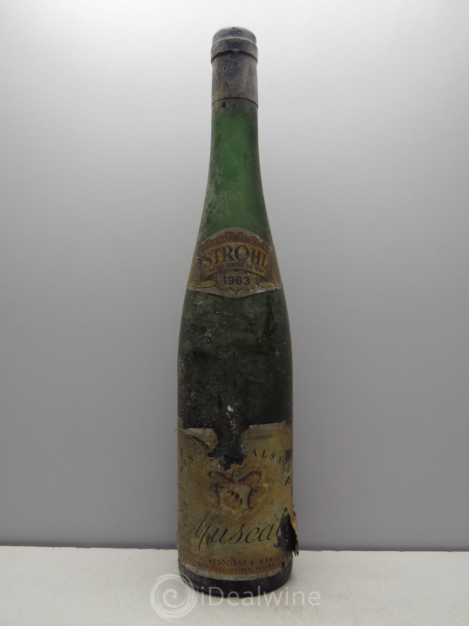 Alsace Muscat Strohl Wangen 1963 - Posten von 1 Flasche - 0