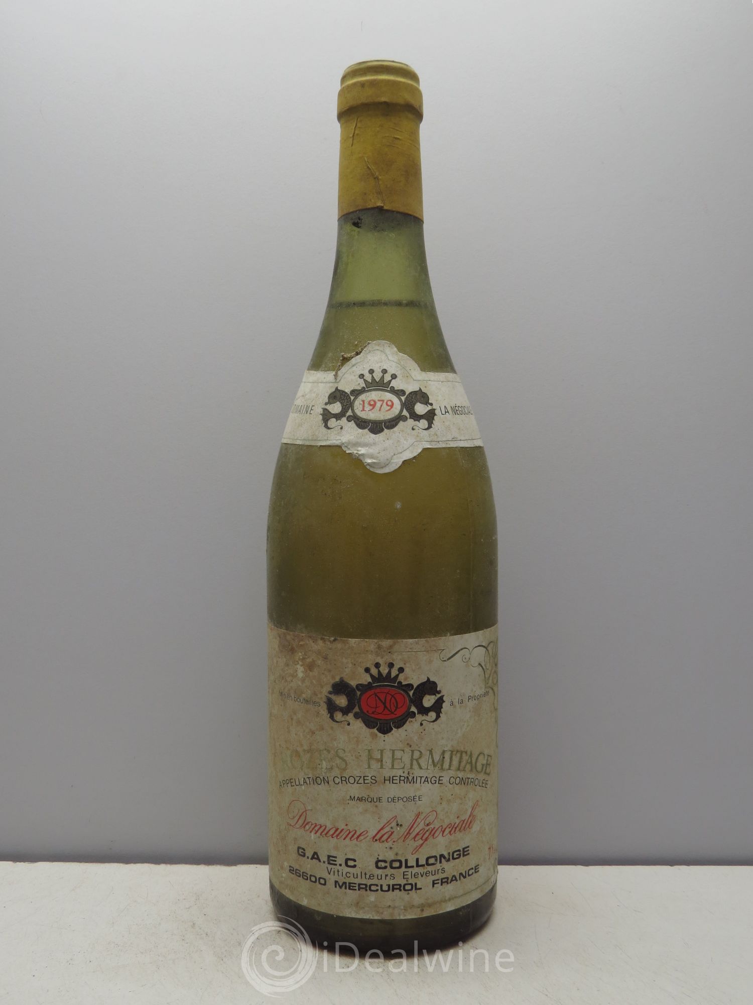 Crozes-Hermitage Domaine de la Négociale Collongue 1979 - Posten von 1 Flasche - 0