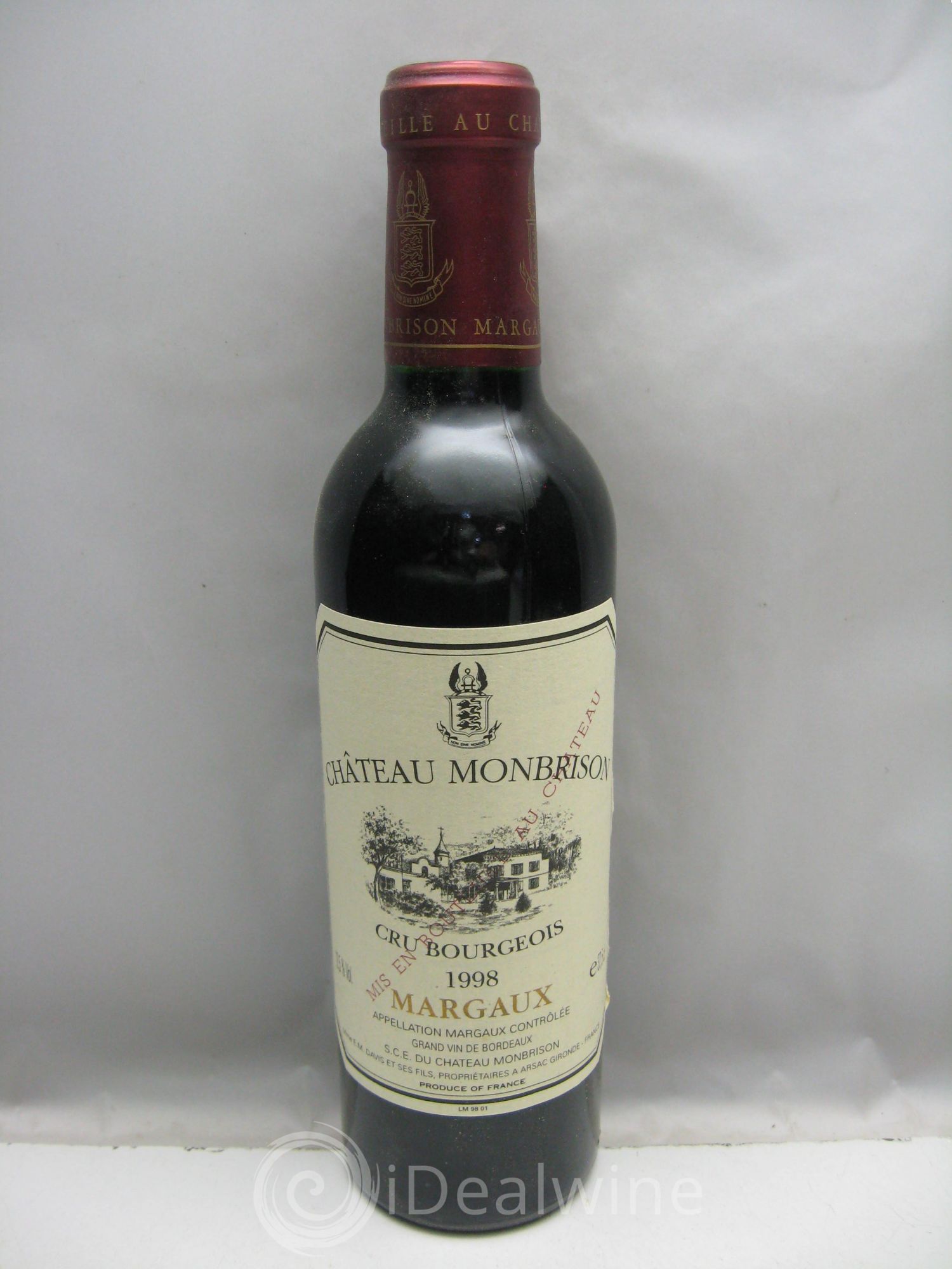 Château Monbrison 1998 - Posten von 1 Demi-Flasche - 0