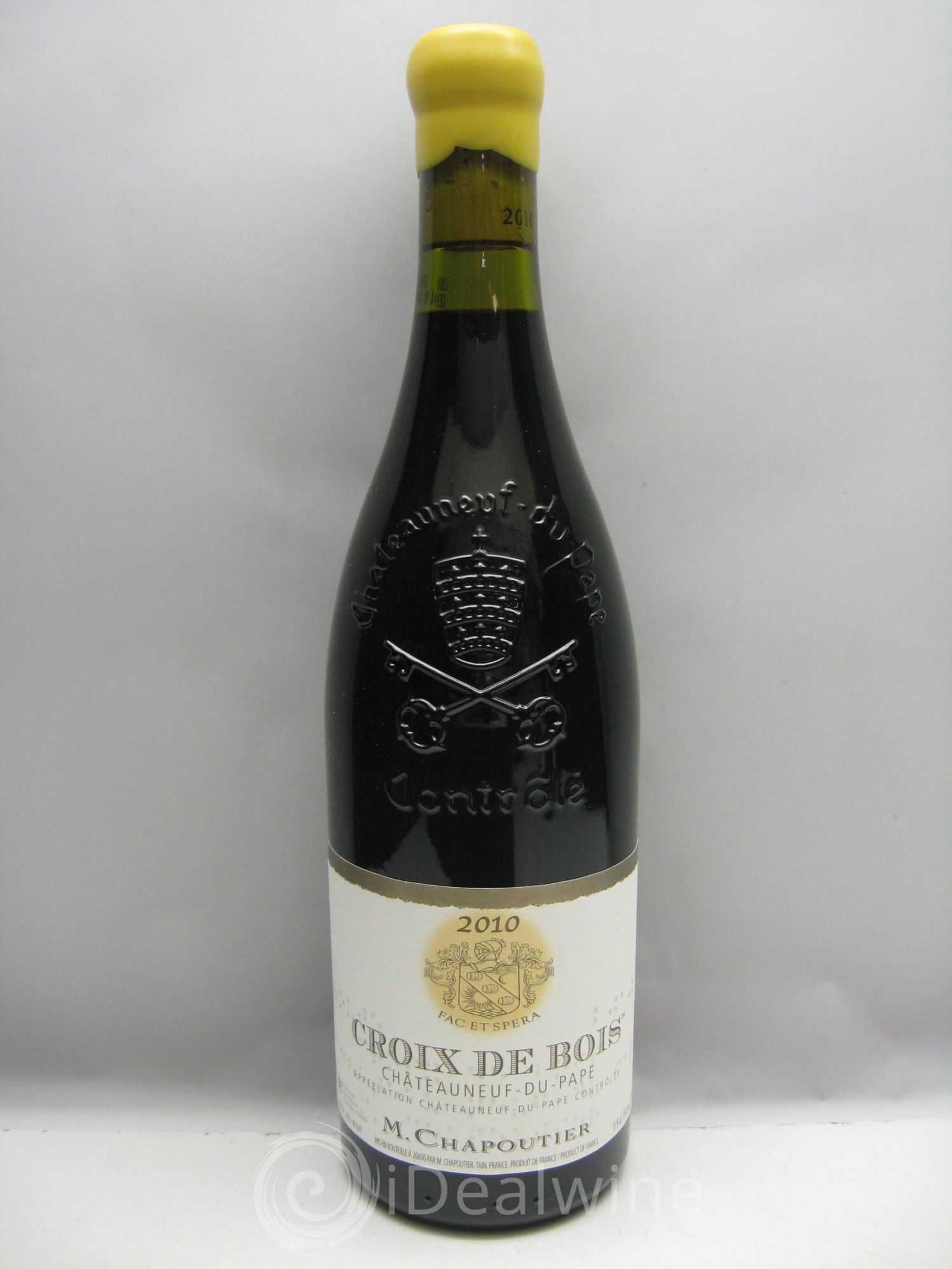 Châteauneuf-du-Pape Croix de Bois Chapoutier 2010 - Lot de 1 bouteille - 0