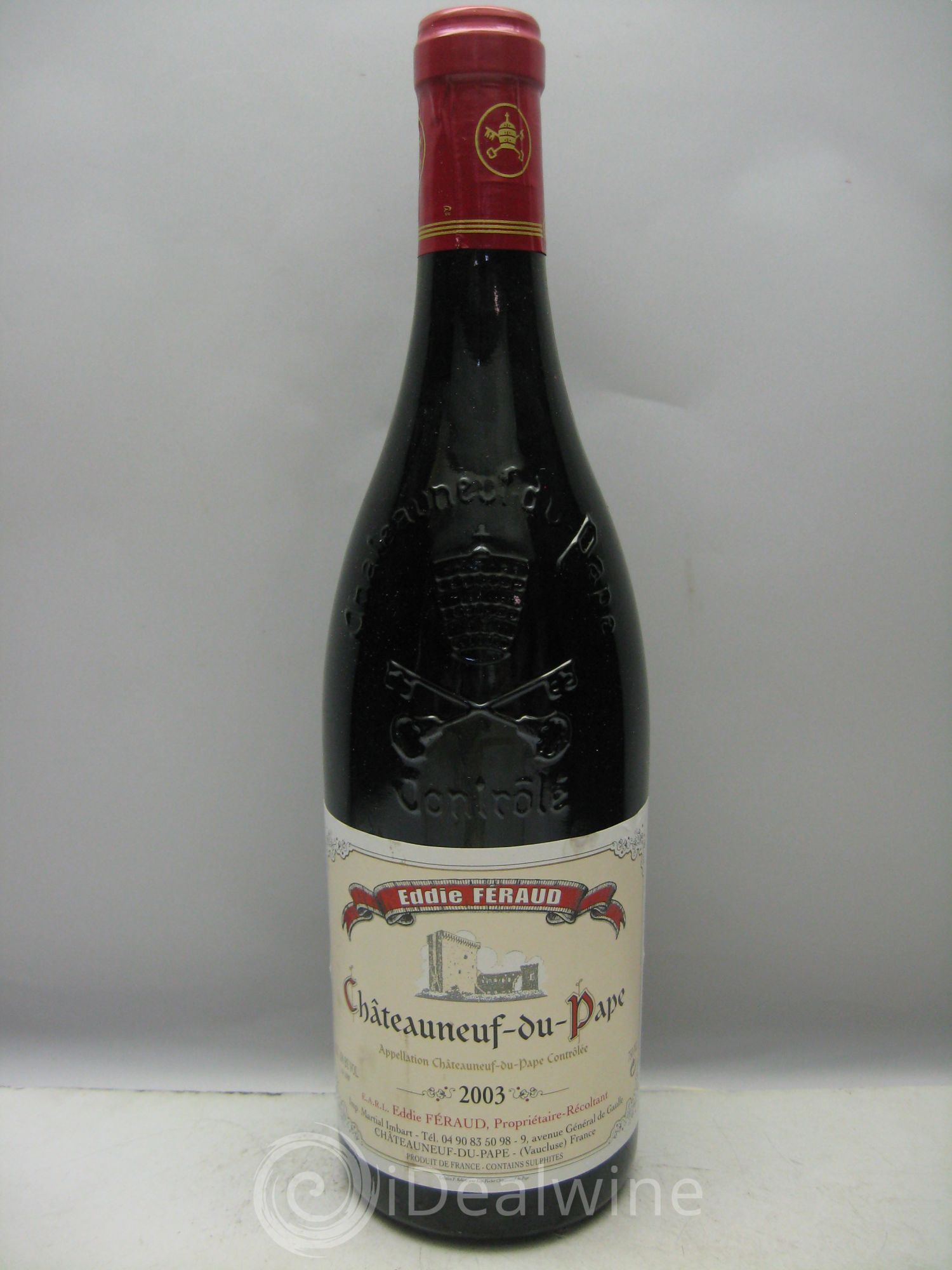 Châteauneuf-du-Pape Eddie Féraud 2003 - Lot de 1 bouteille - 0