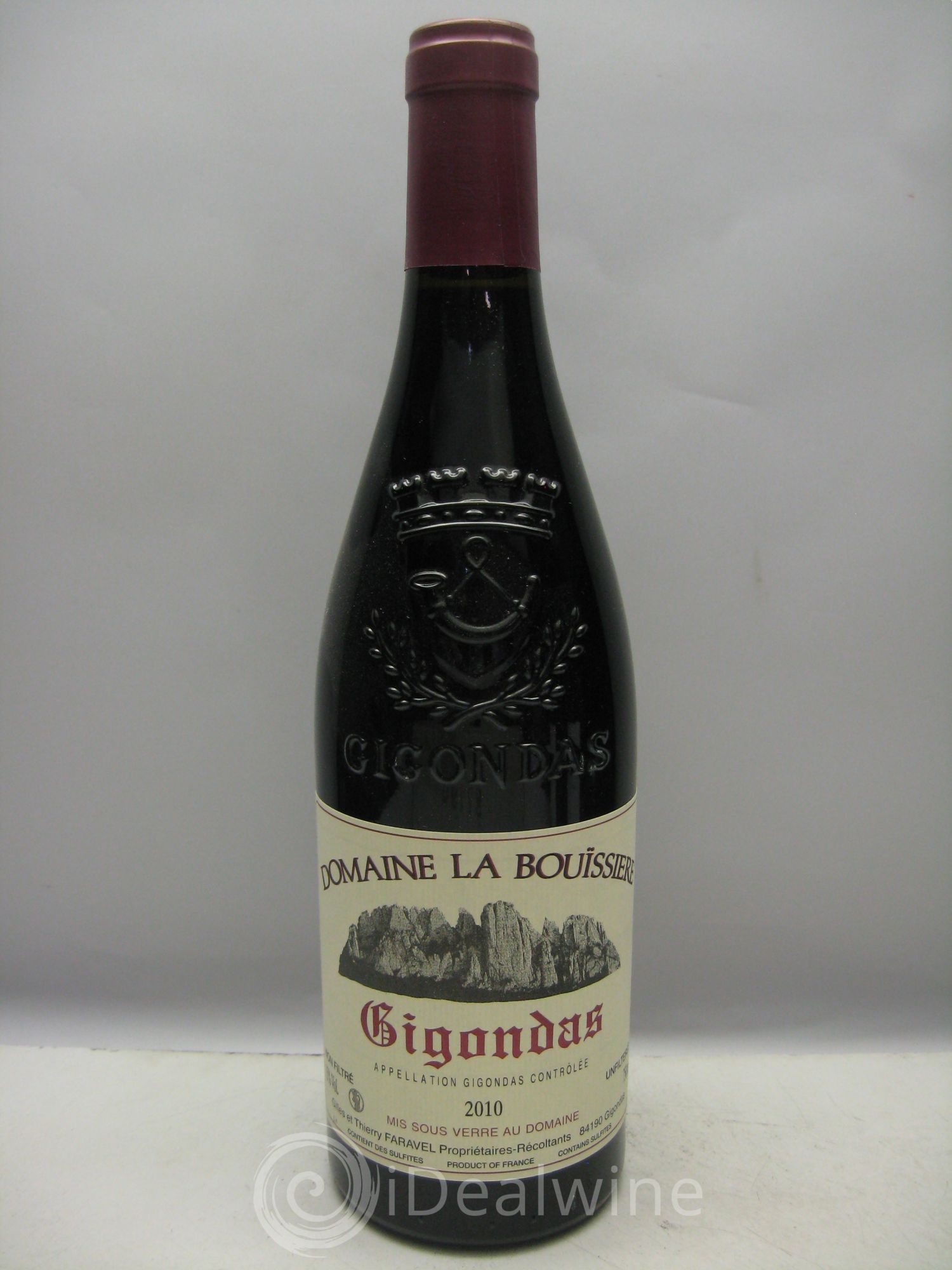 Gigondas Tradition - domaine de La Bouissière 2010 - Posten von 1 Flasche - 0