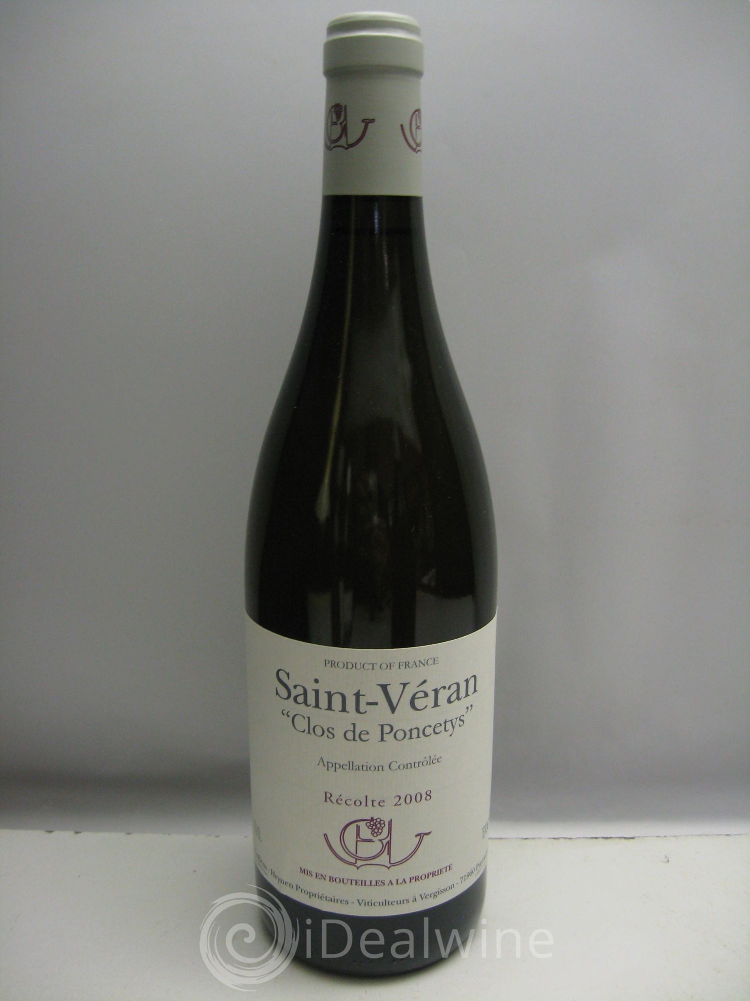 Saint-Véran Clos de Poncetys Guffens-Heynen 2008 - Posten von 1 Flasche - 0