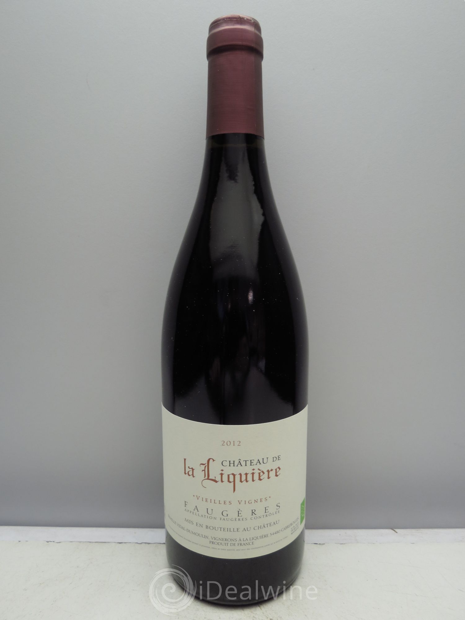 Faugères Vieilles Vignes Château De La Liquiere 2012 - Posten von 1 Flasche - 0