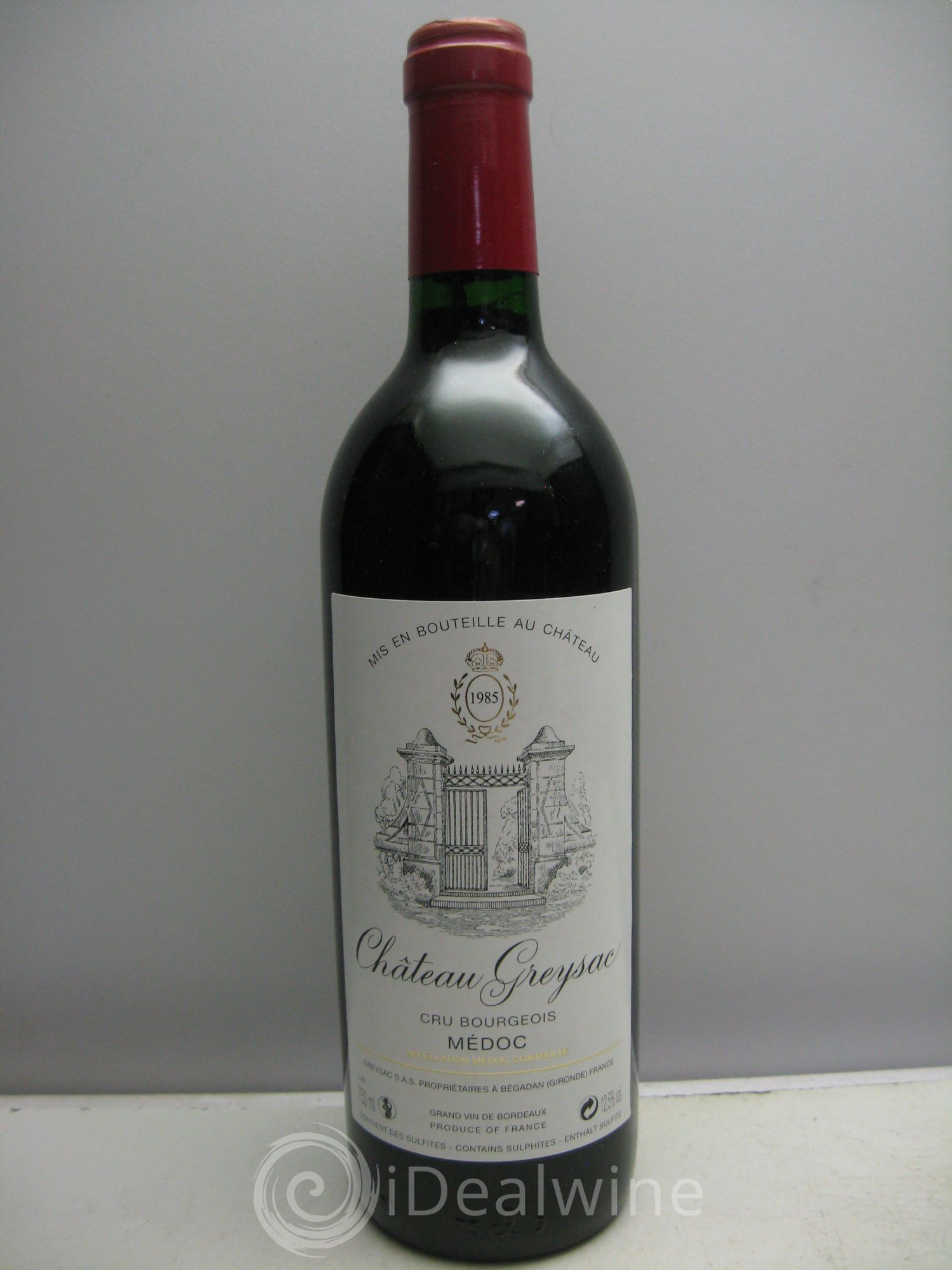 Château Greysac Cru Bourgeois 1985 - Lot de 1 bouteille - 0