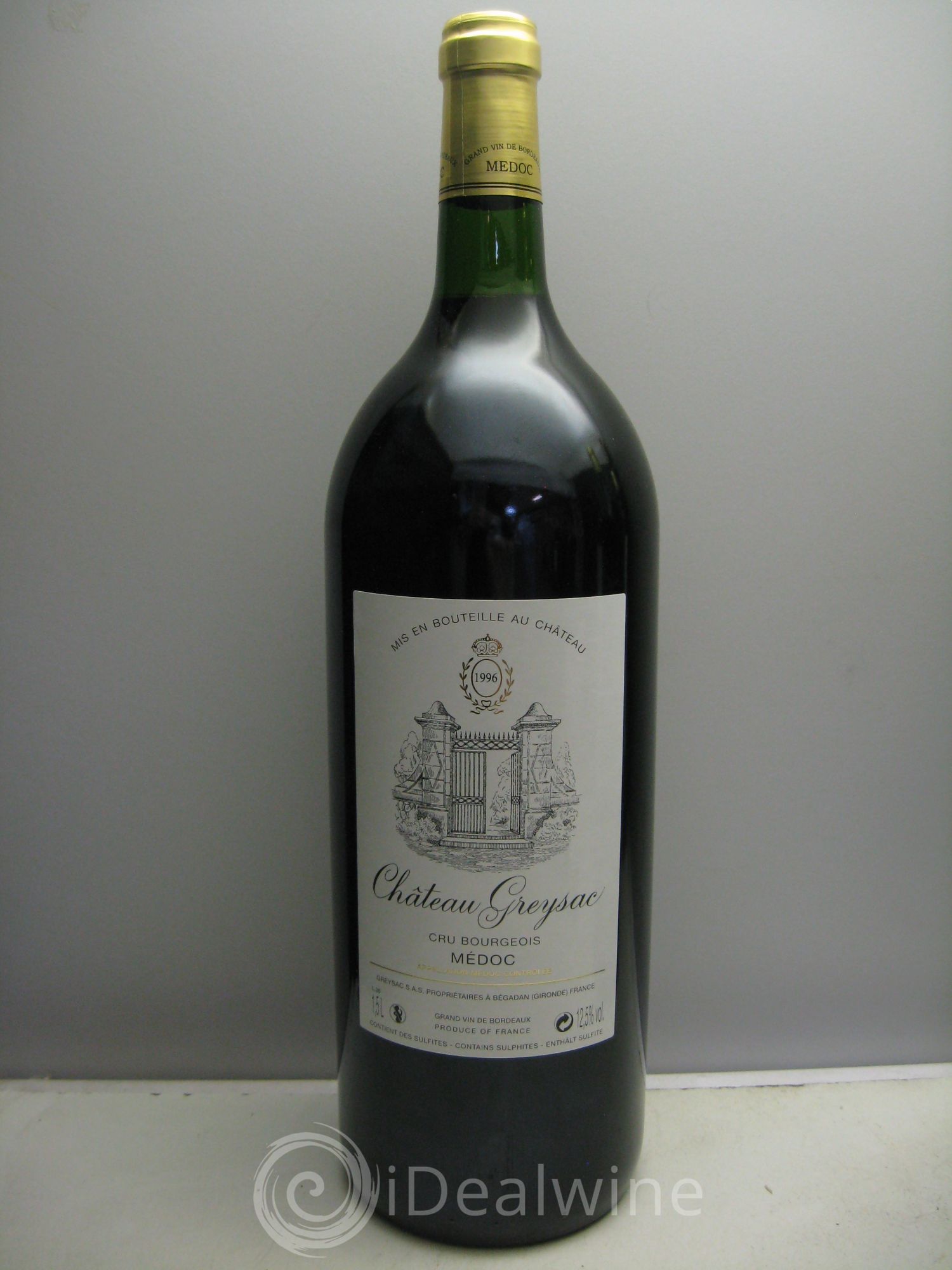 Château Greysac Cru Bourgeois 1996 - Lot de 1 magnum - 0