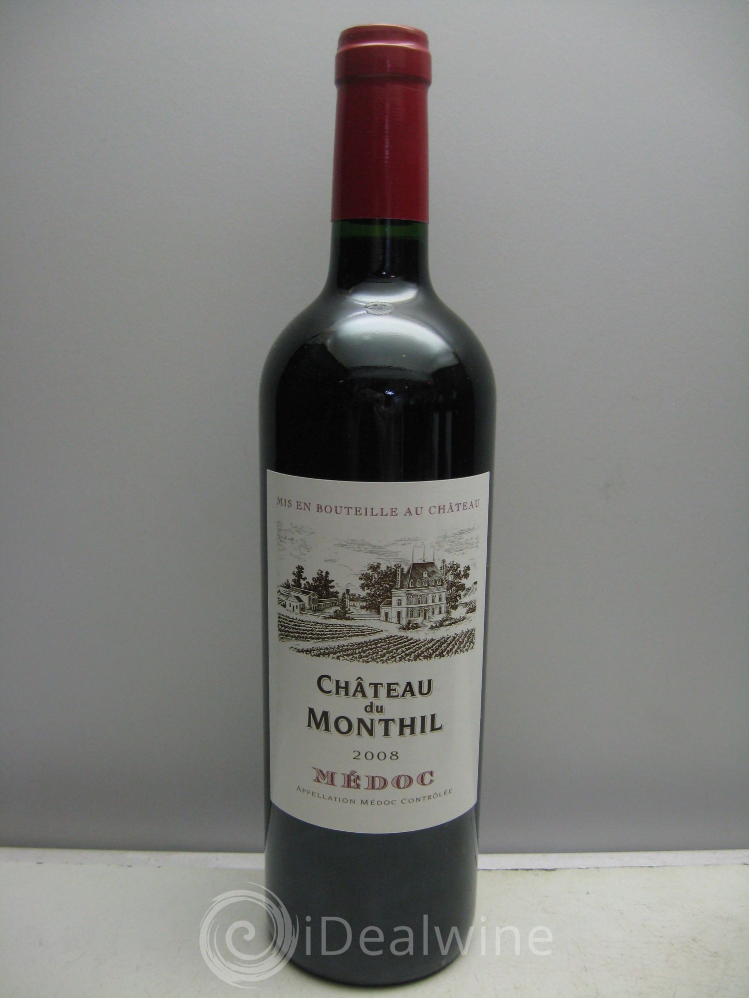 Château du Monthil Cru Bourgeois 2008 - Lot de 1 bouteille - 0