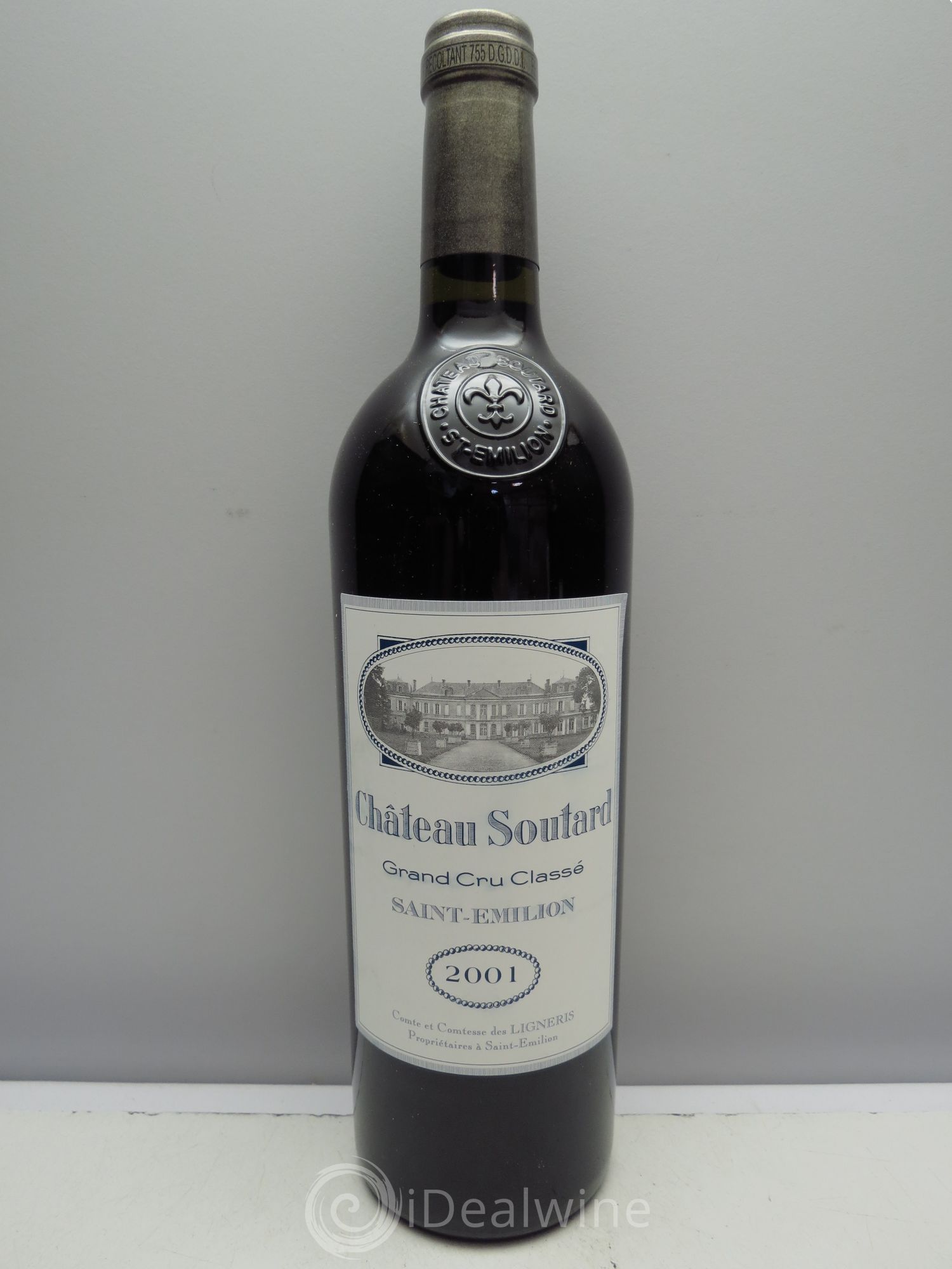 Château Soutard Grand Cru Classé 2001 - Lot de 1 bouteille - 0