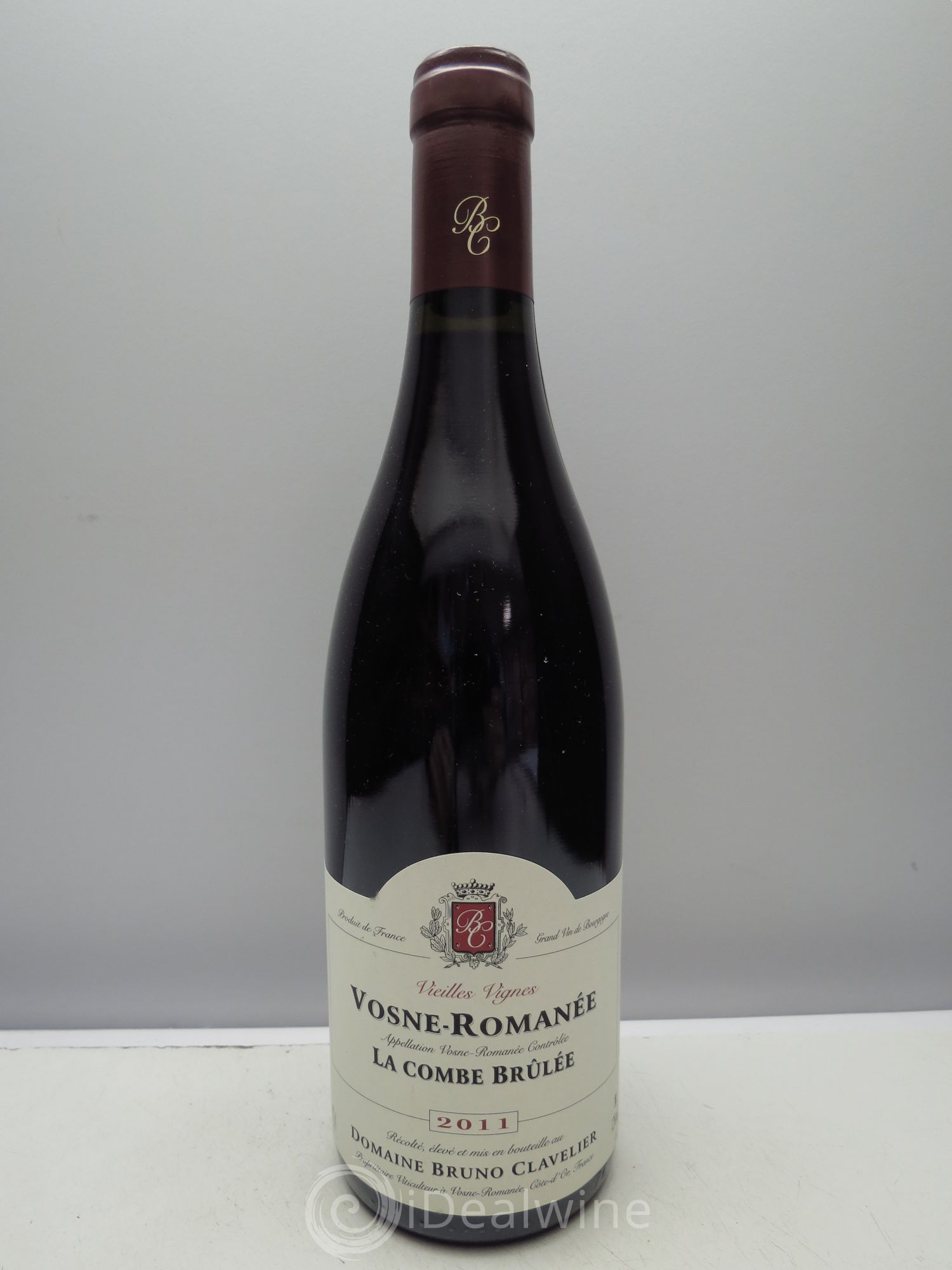 Vosne-Romanée Vieilles vignes La Combe Brûlée Bruno Clavelier 2011 - Lot de 1 bouteille - 0