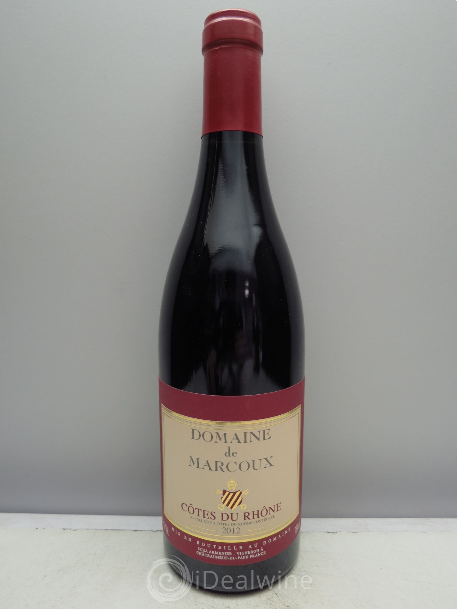 Côtes-du-Rhône Terre De Galets Domaine Richaud 2012 - Posten von 1 Flasche - 0
