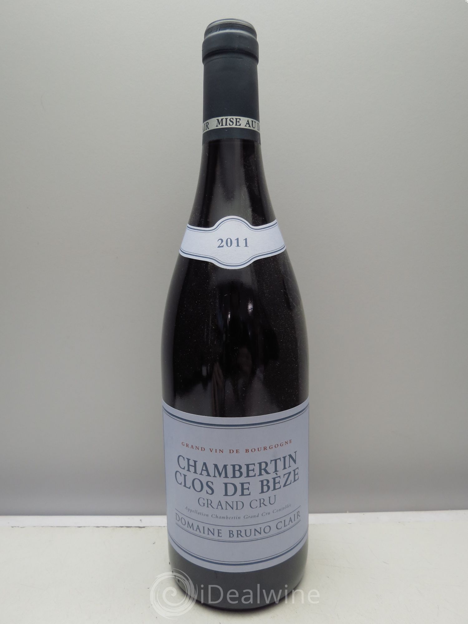 Chambertin Clos de Bèze Grand Cru Bruno Clair (Domaine) 2011 - Lot de 1 bouteille - 0