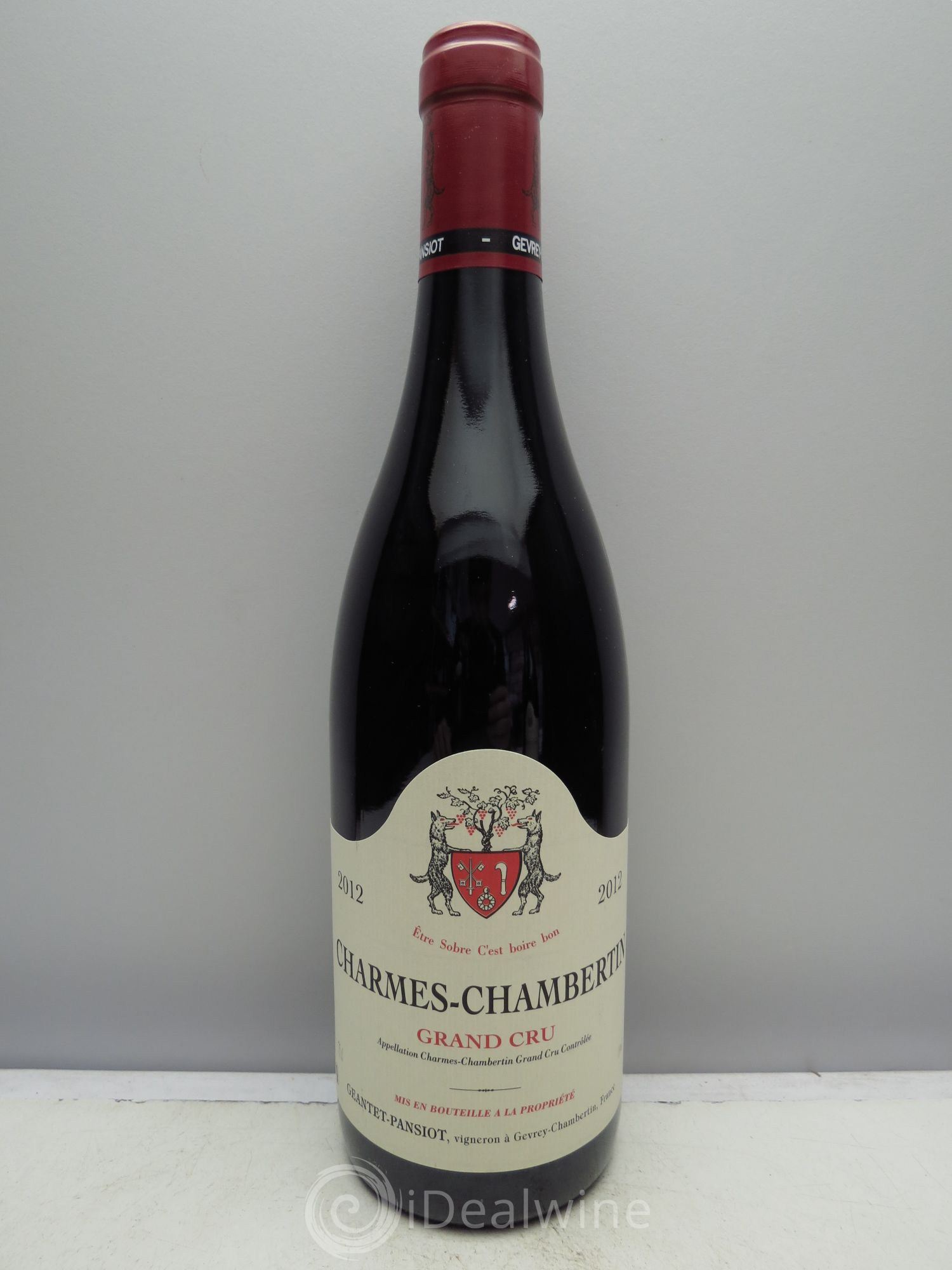 Charmes-Chambertin Grand Cru Geantet-Pansiot 2012 - Lot de 1 bouteille - 0