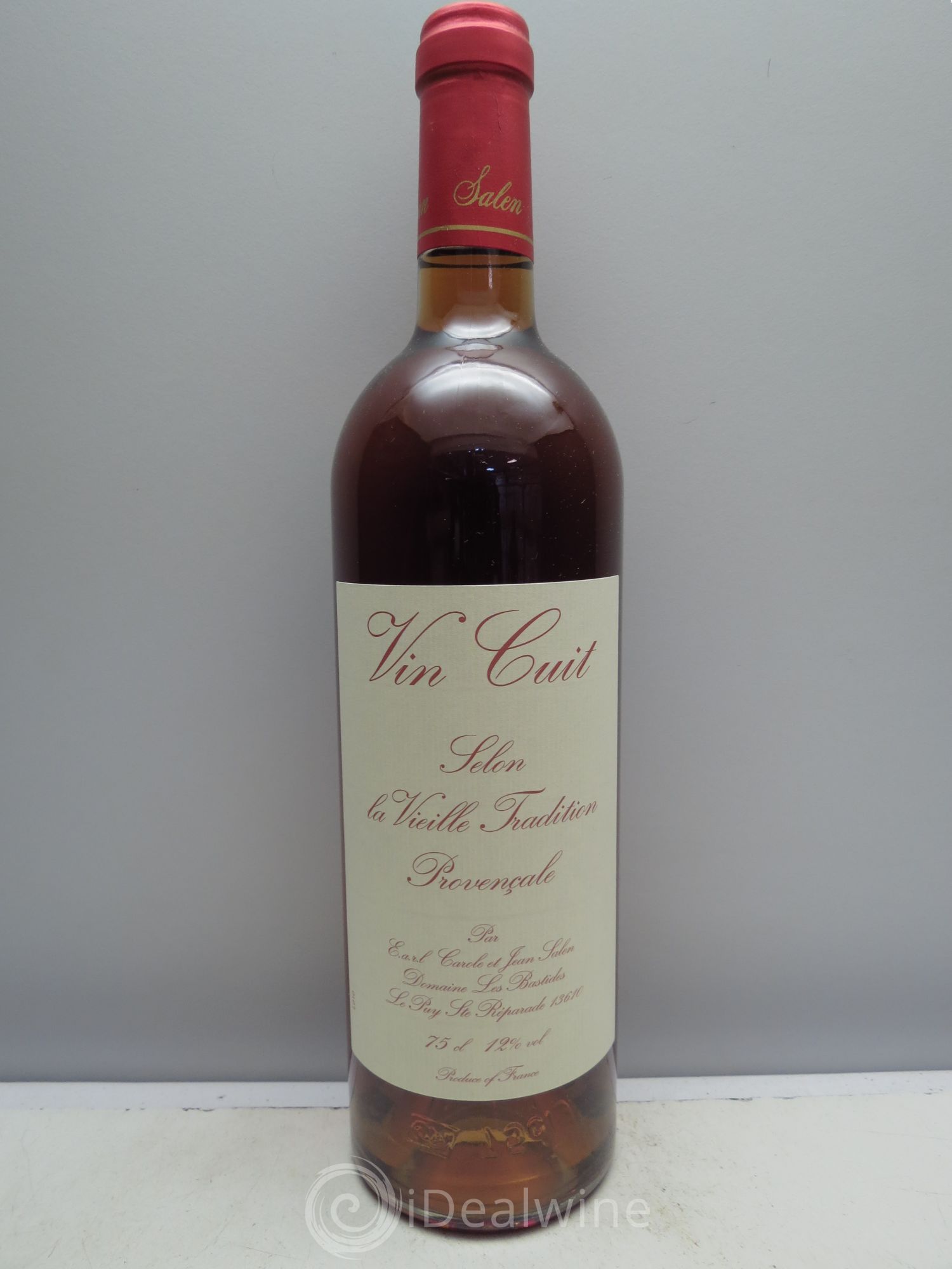 Divers Les Bastides (Domaine) Vin cuit selon la vieille tradition provençale Famille Salen - Lot de 1 bouteille - 0
