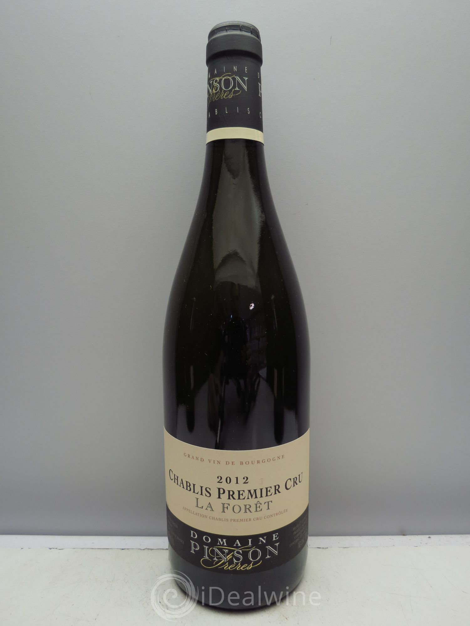 Chablis 1er Cru La Forêt Pinson Frères (Domaine) 2012 - Lot de 1 bouteille - 0