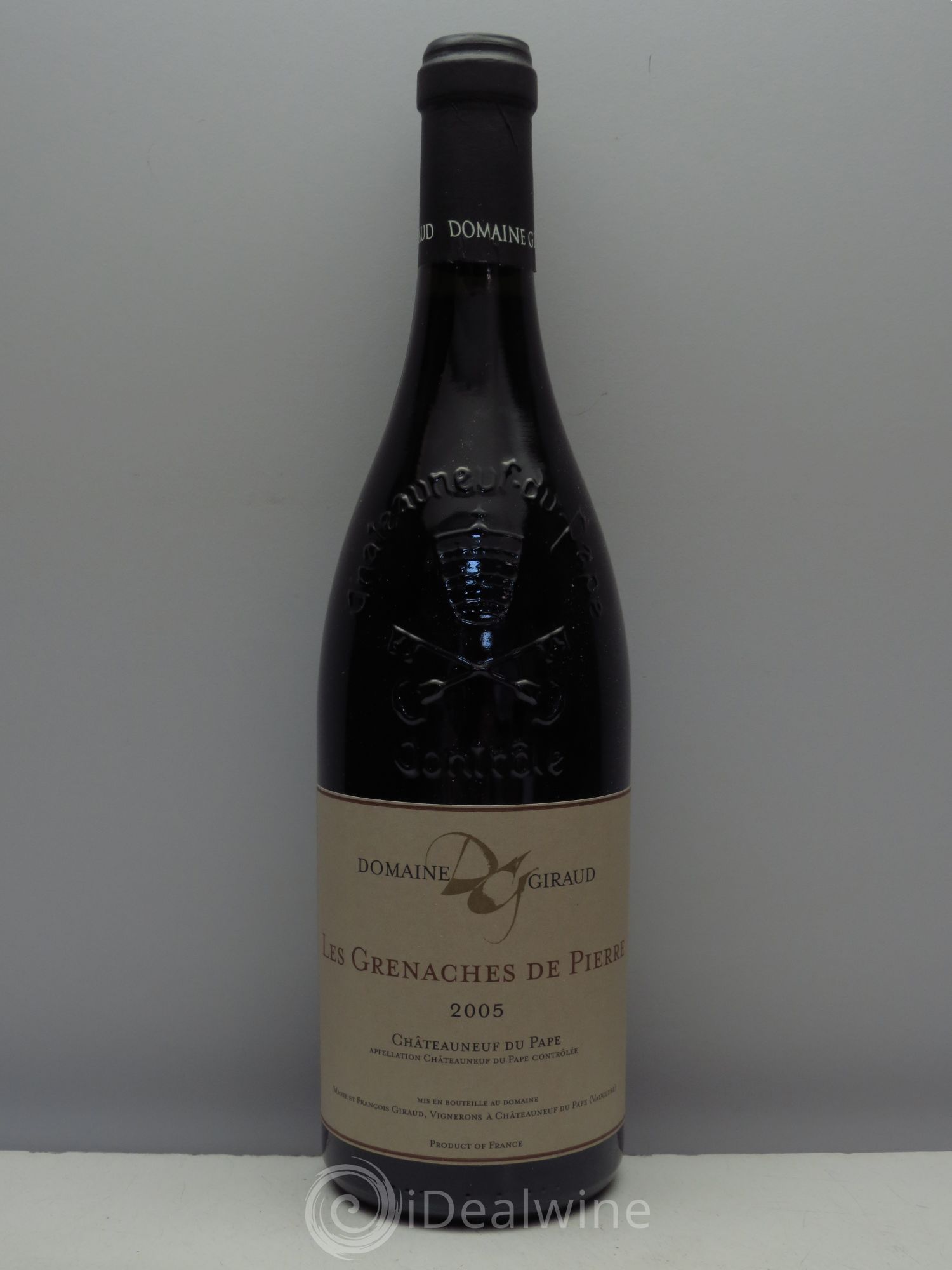 Châteauneuf-du-Pape Les Grenaches De Pierre Giraud (Domaine) 2005 - Lot de 1 bouteille - 0