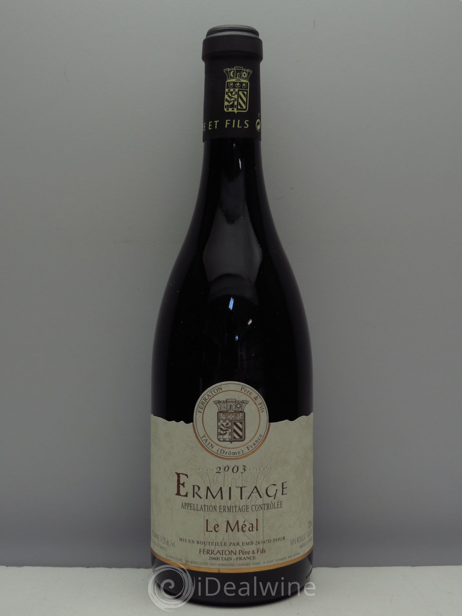Hermitage Ermitage Le Méal - Ferraton Père & fils 2003 - Posten von 1 Flasche - 0