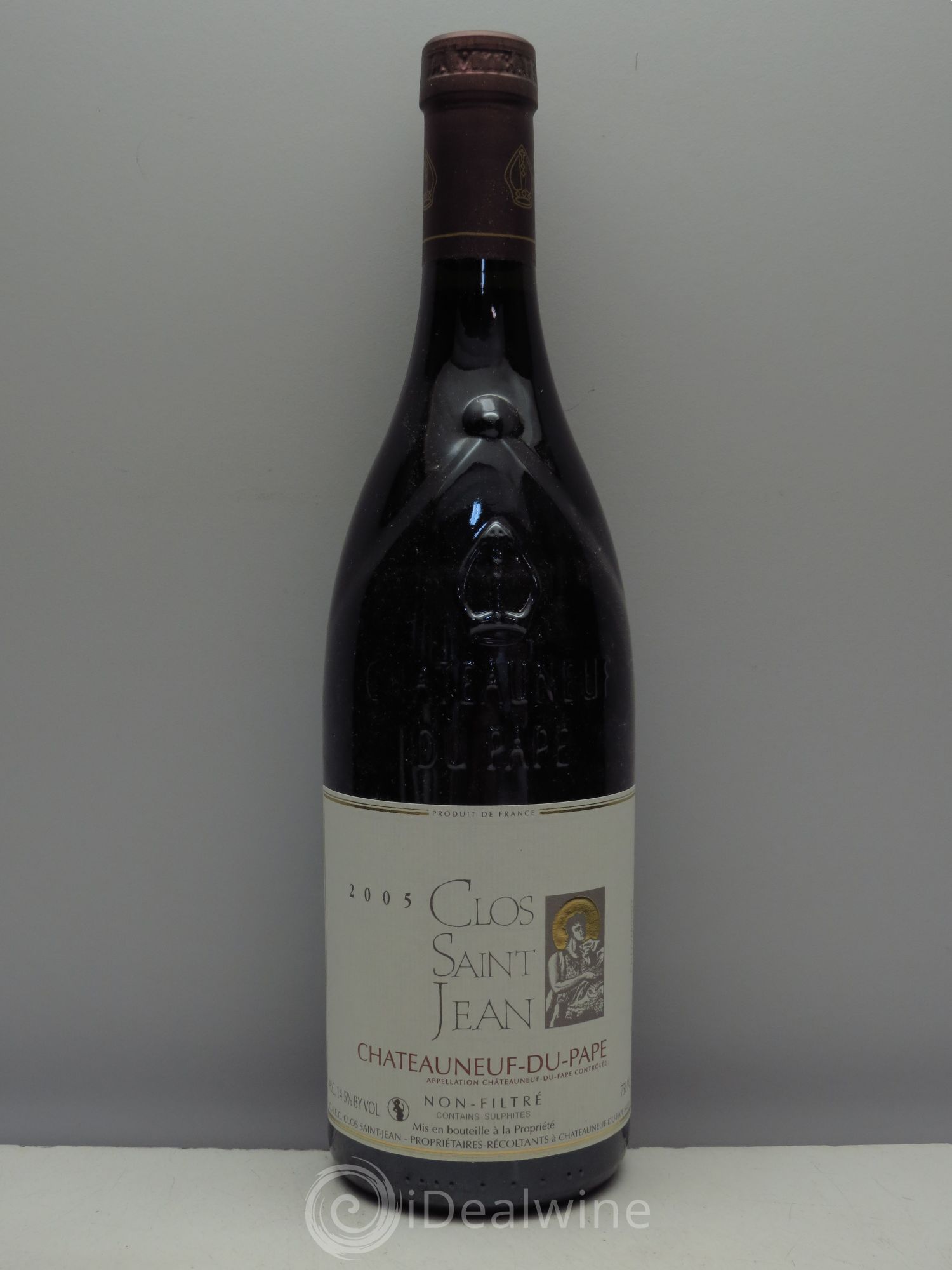 Châteauneuf-du-Pape Clos Saint-Jean Pascal et Vincent Maurel 2005 - Lot de 1 bouteille - 0