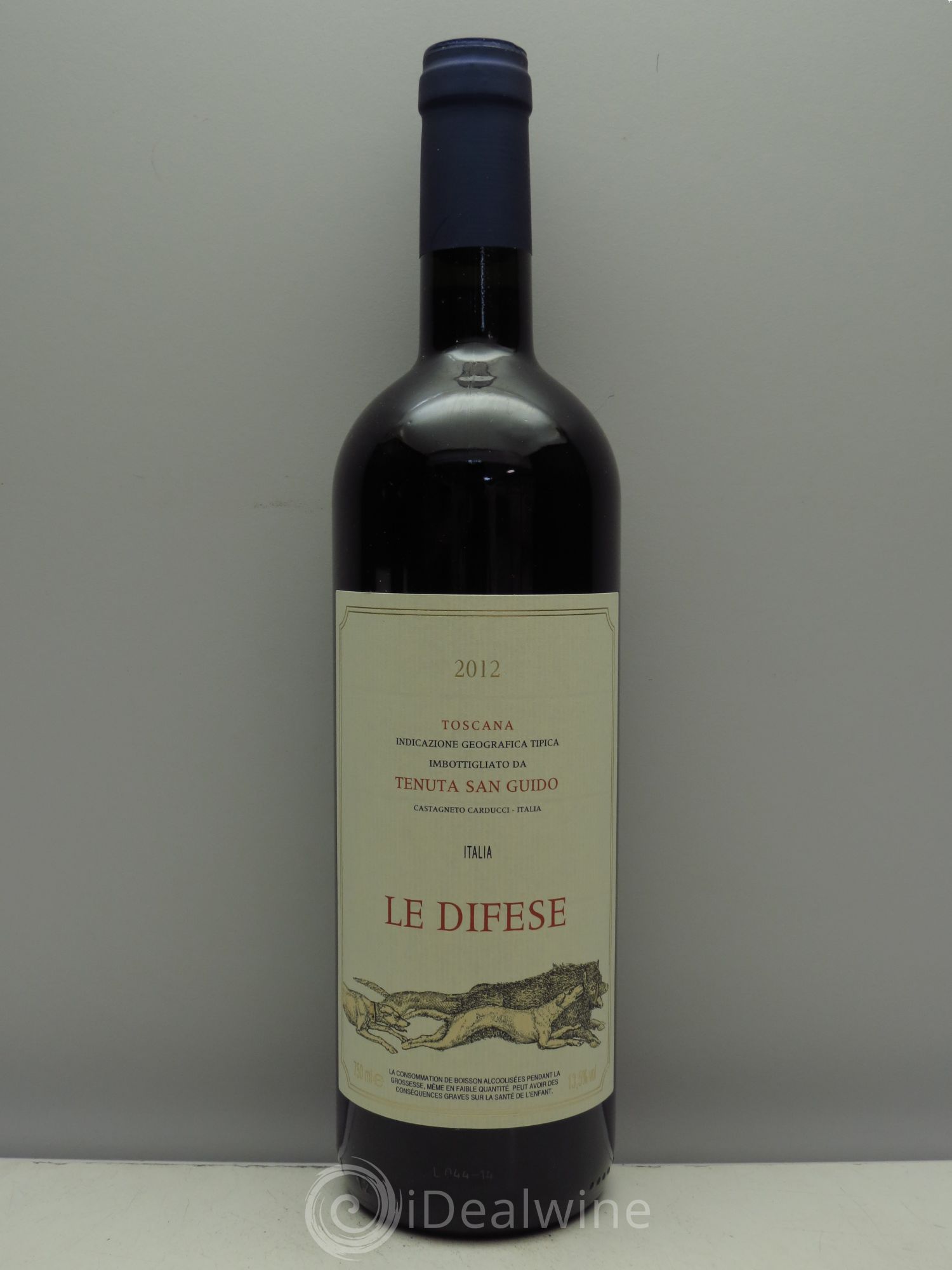 Toscana IGT Le Difese Tenuta San Guido 2012 - Lot de 1 bouteille - 0