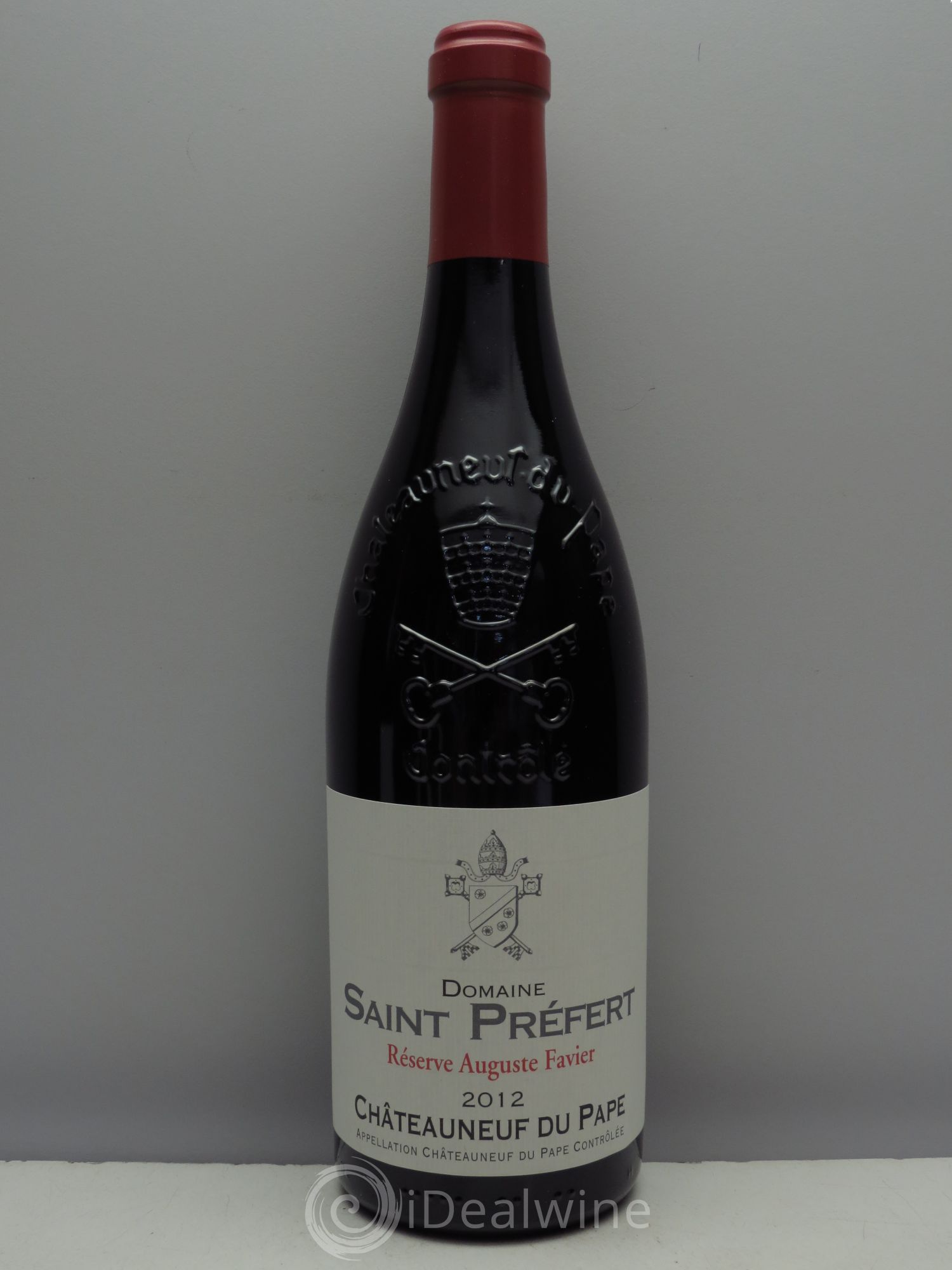 Châteauneuf-du-Pape Réserve Auguste Favier Domaine Saint-Préfert 2012 - Lot de 1 bouteille - 0