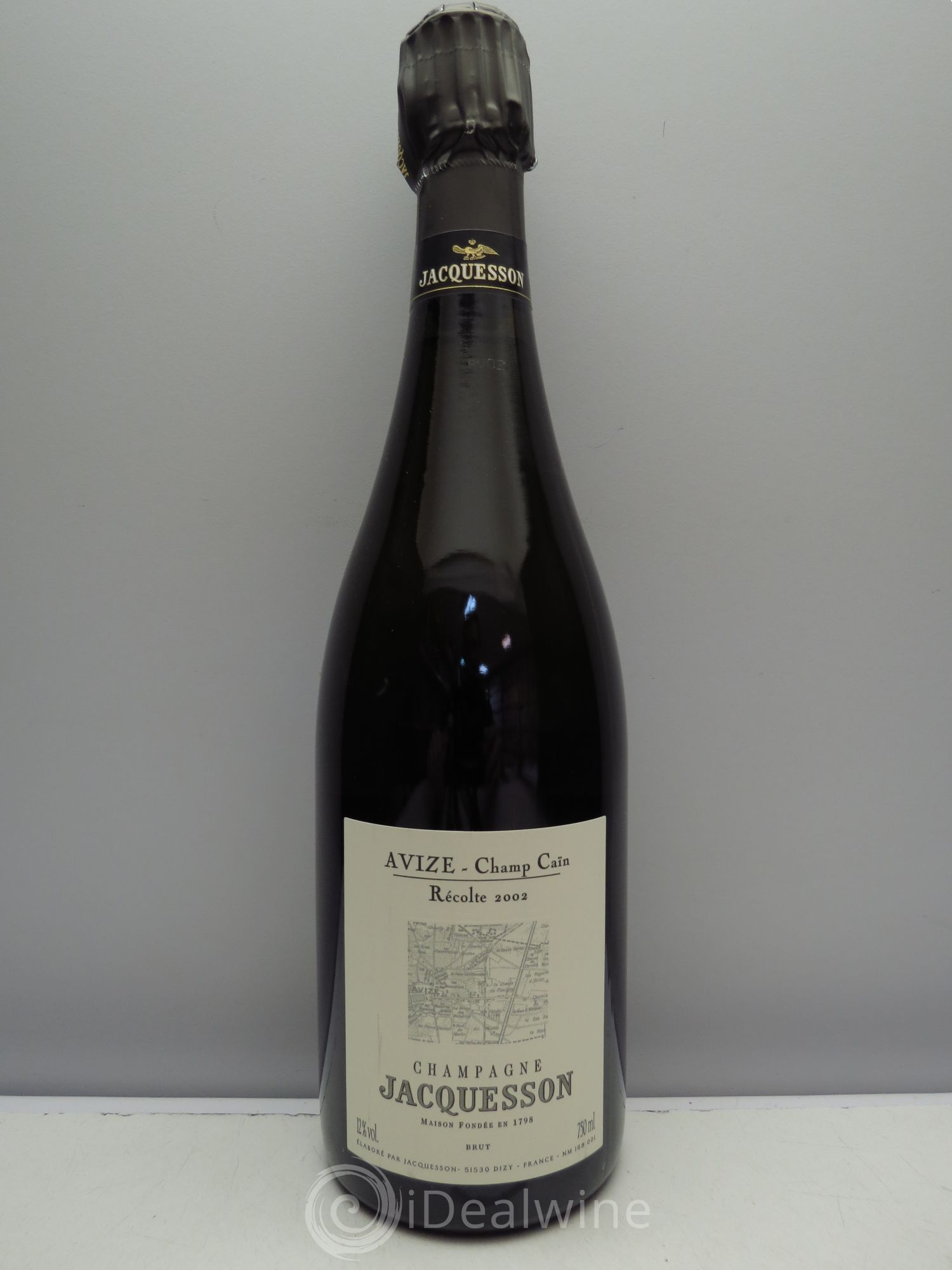 Avize Champ Caïn Extra-Brut Jacquesson 2002 - Lot de 1 bouteille - 0