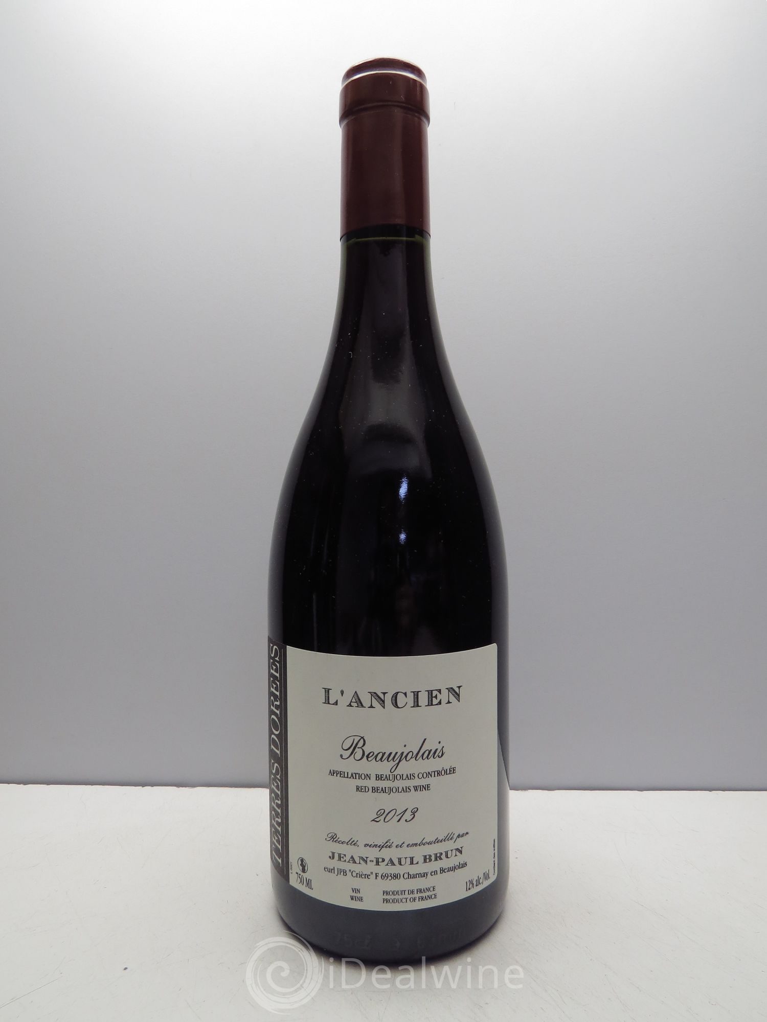 Beaujolais L'Ancien Terres dorées - J-P. Brun (Domaine des) 2013 - Lot de 1 bouteille - 0