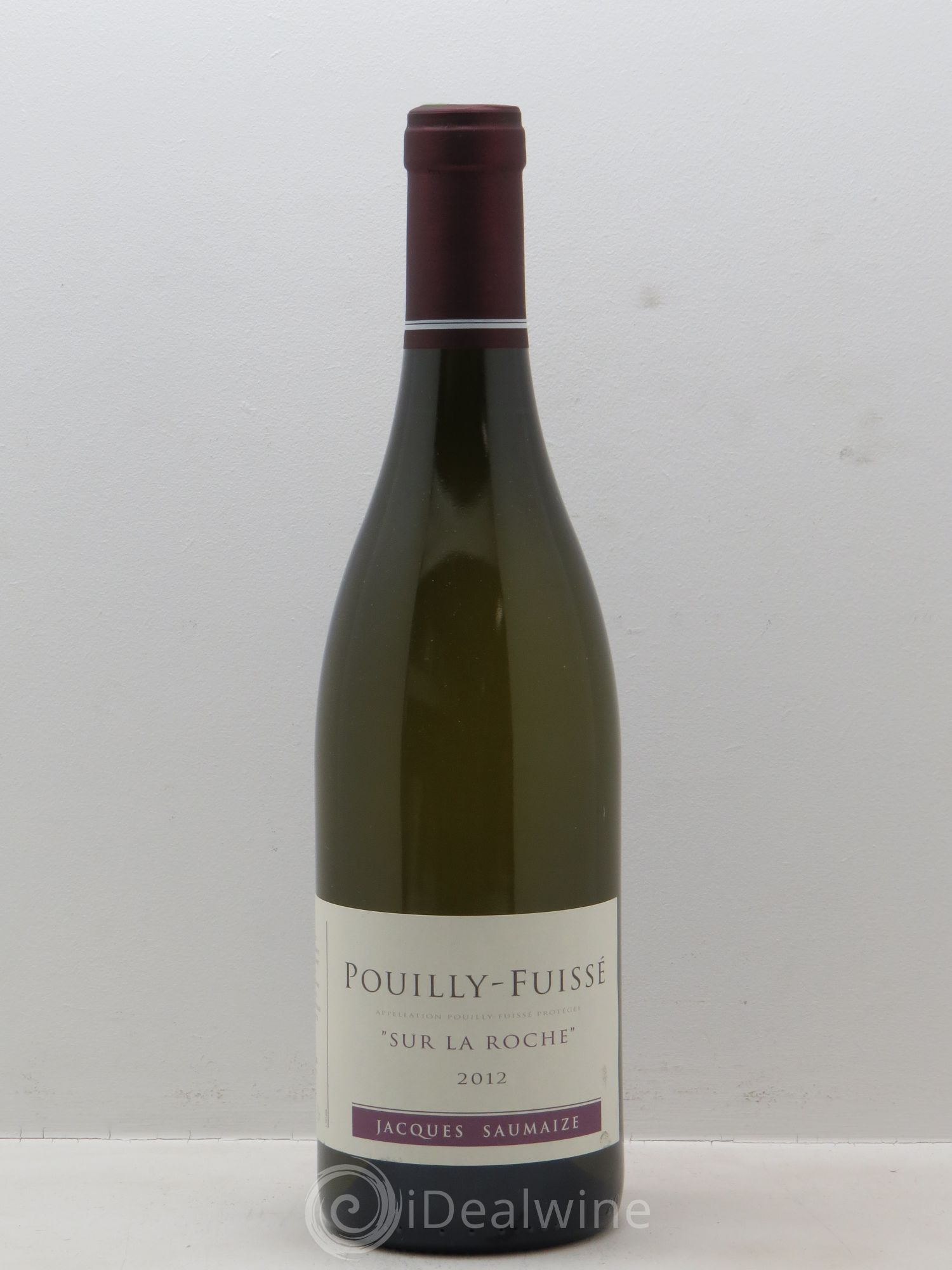 Pouilly-Fuissé Sur la Roche Jacques et Nathalie Saumaize 2012 - Lot de 1 bouteille - 0