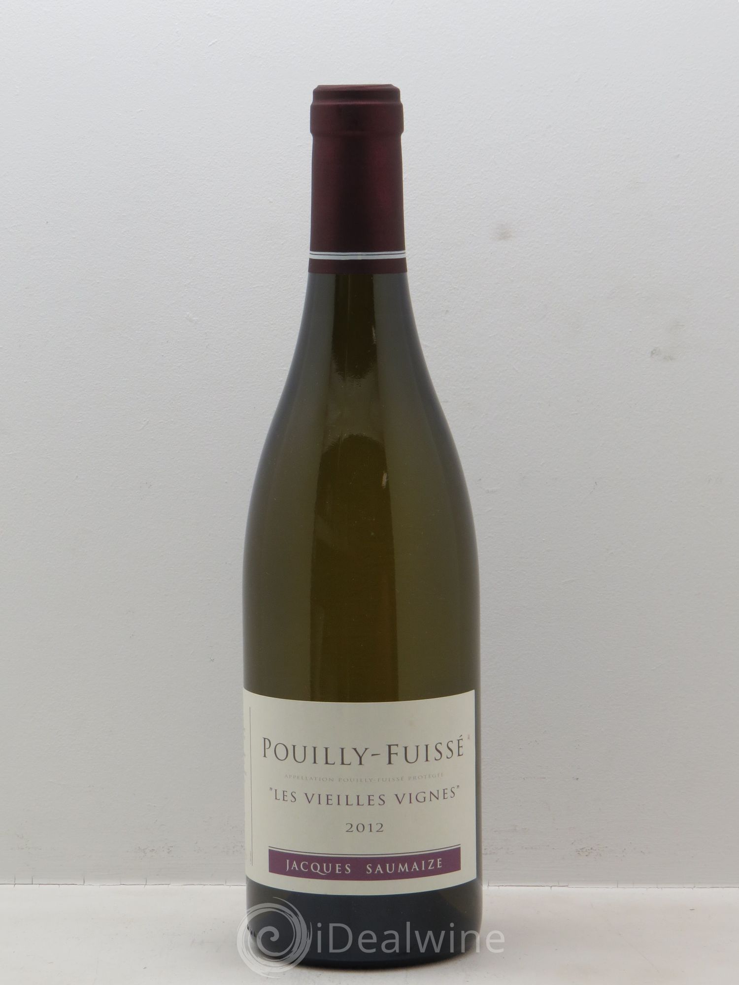 Pouilly-Fuissé Les Vieilles Vignes Jacques et Nathalie Saumaize 2012 - Lot de 1 bouteille - 0