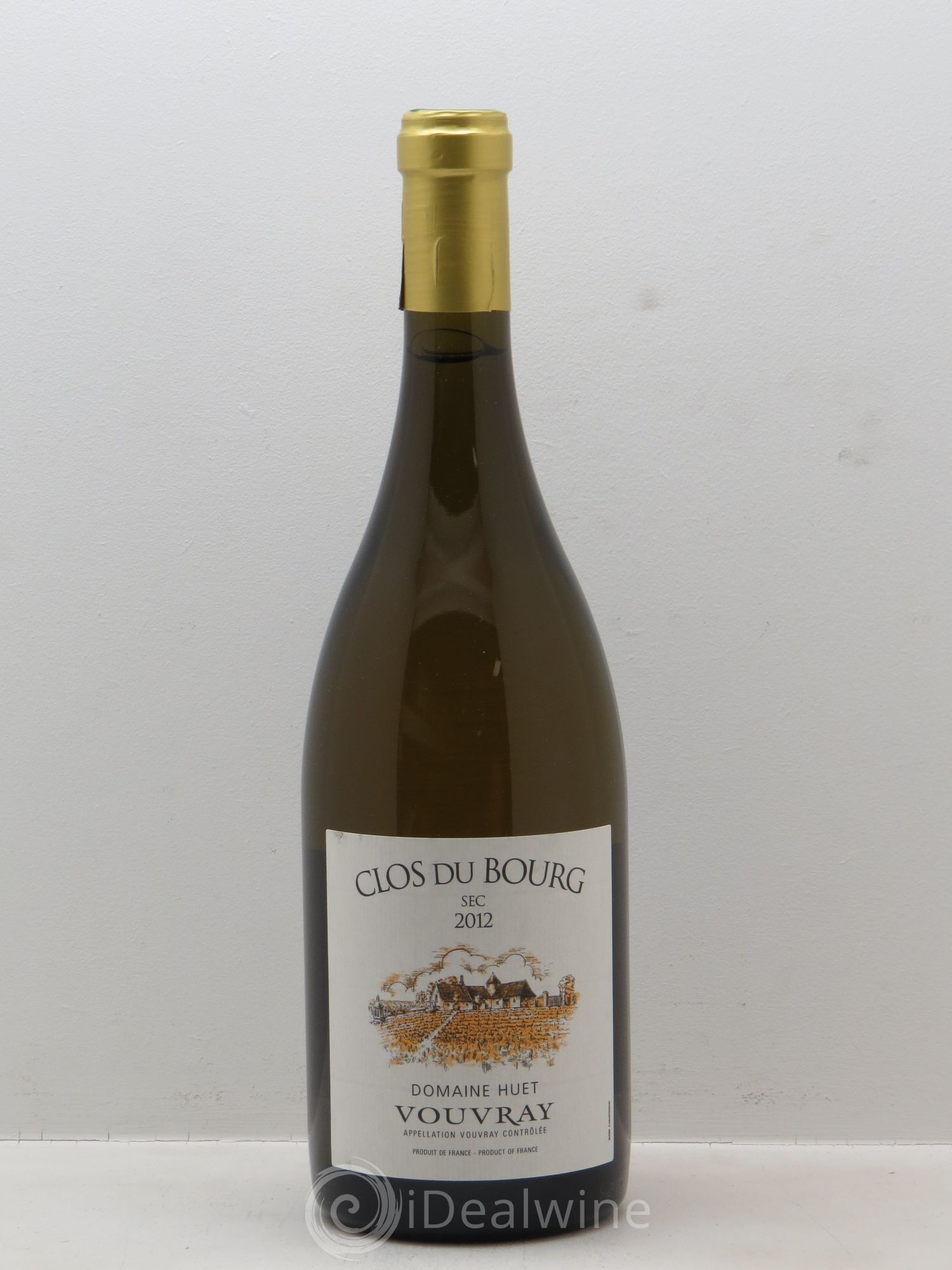 Vouvray Clos du Bourg Sec Domaine Huet 2012 - Lot de 1 bouteille - 0