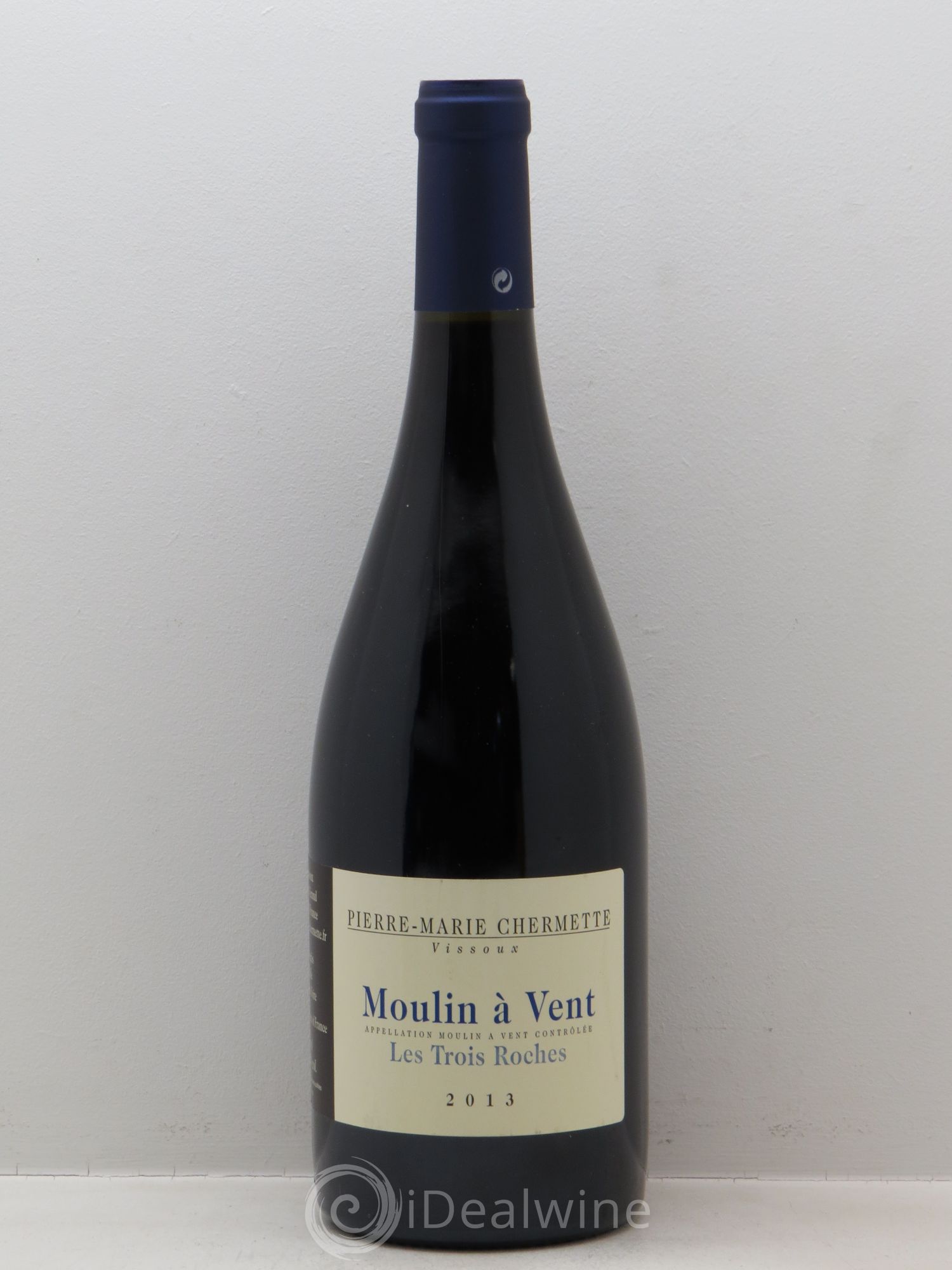 Moulin-à-Vent Les Trois Roches Domaine du Vissoux - P-M. Chermette 2013 - Lot de 1 bouteille - 0