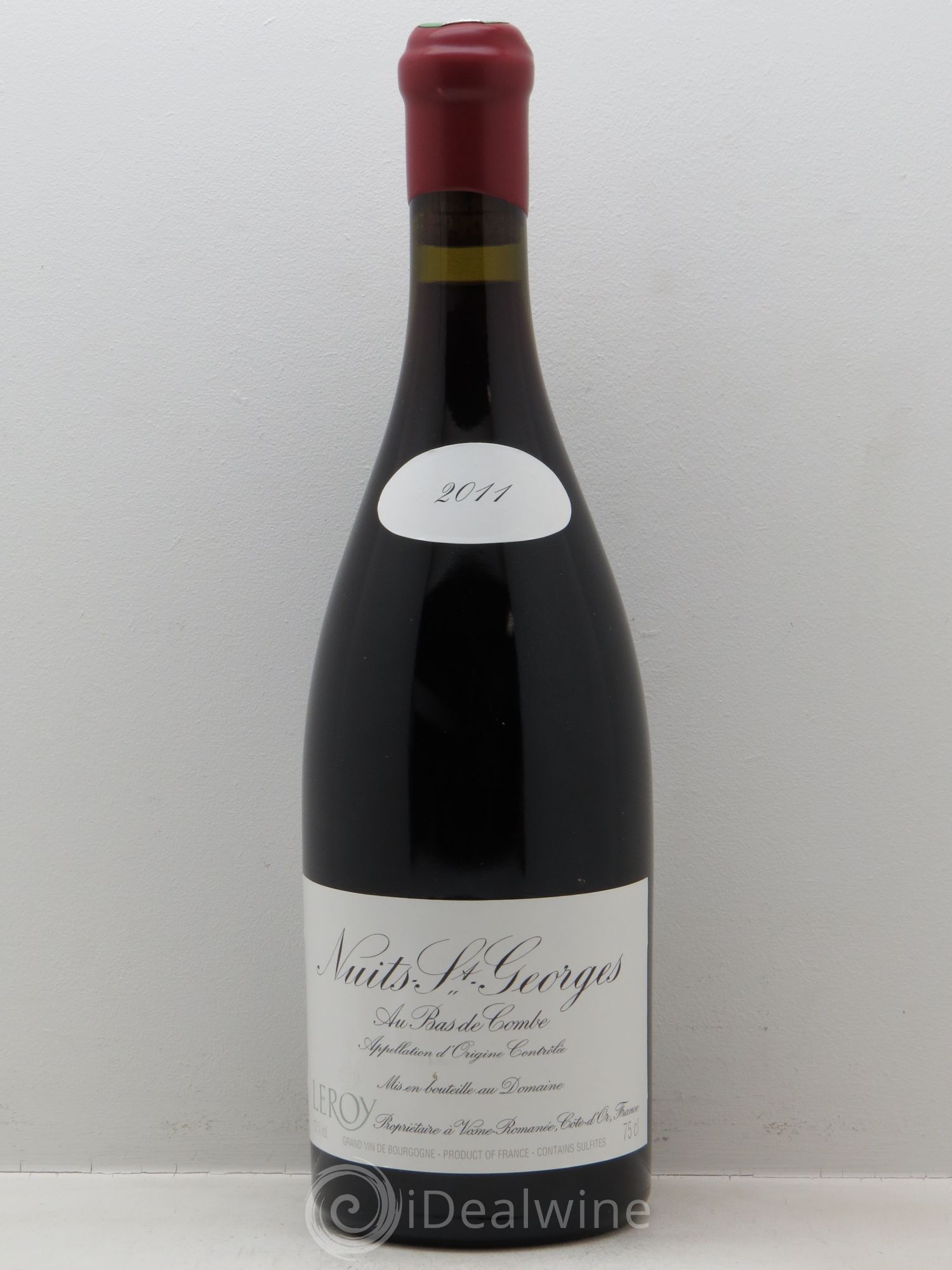 Nuits-Saint-Georges Bas de Combes Leroy (Domaine) 2011 - Lot de 1 bouteille - 0