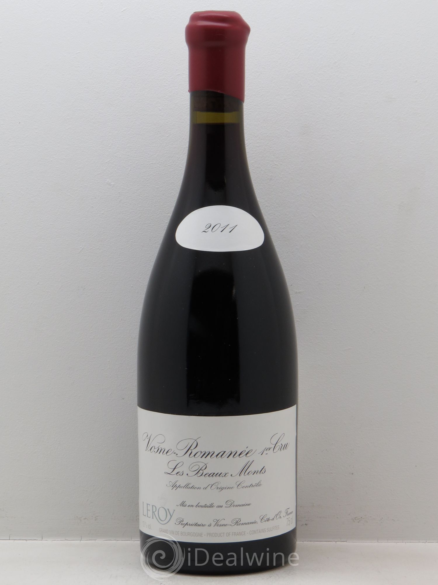 Vosne-Romanée 1er Cru Les Beaux-Monts Leroy (Domaine) 2011 - Lot de 1 bouteille - 0