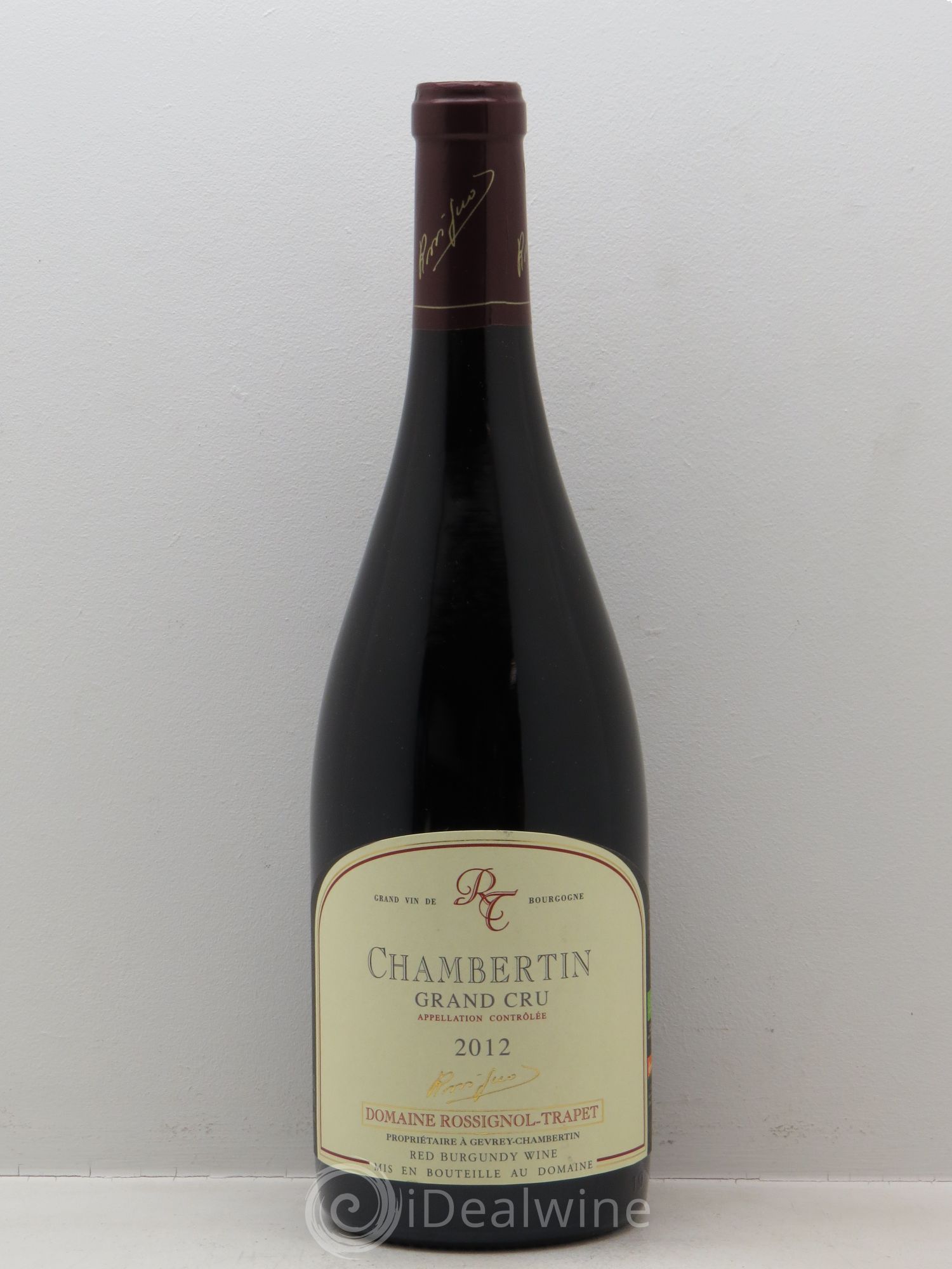 Chambertin Grand Cru Rossignol-Trapet (Domaine) 2012 - Lot de 1 bouteille - 0